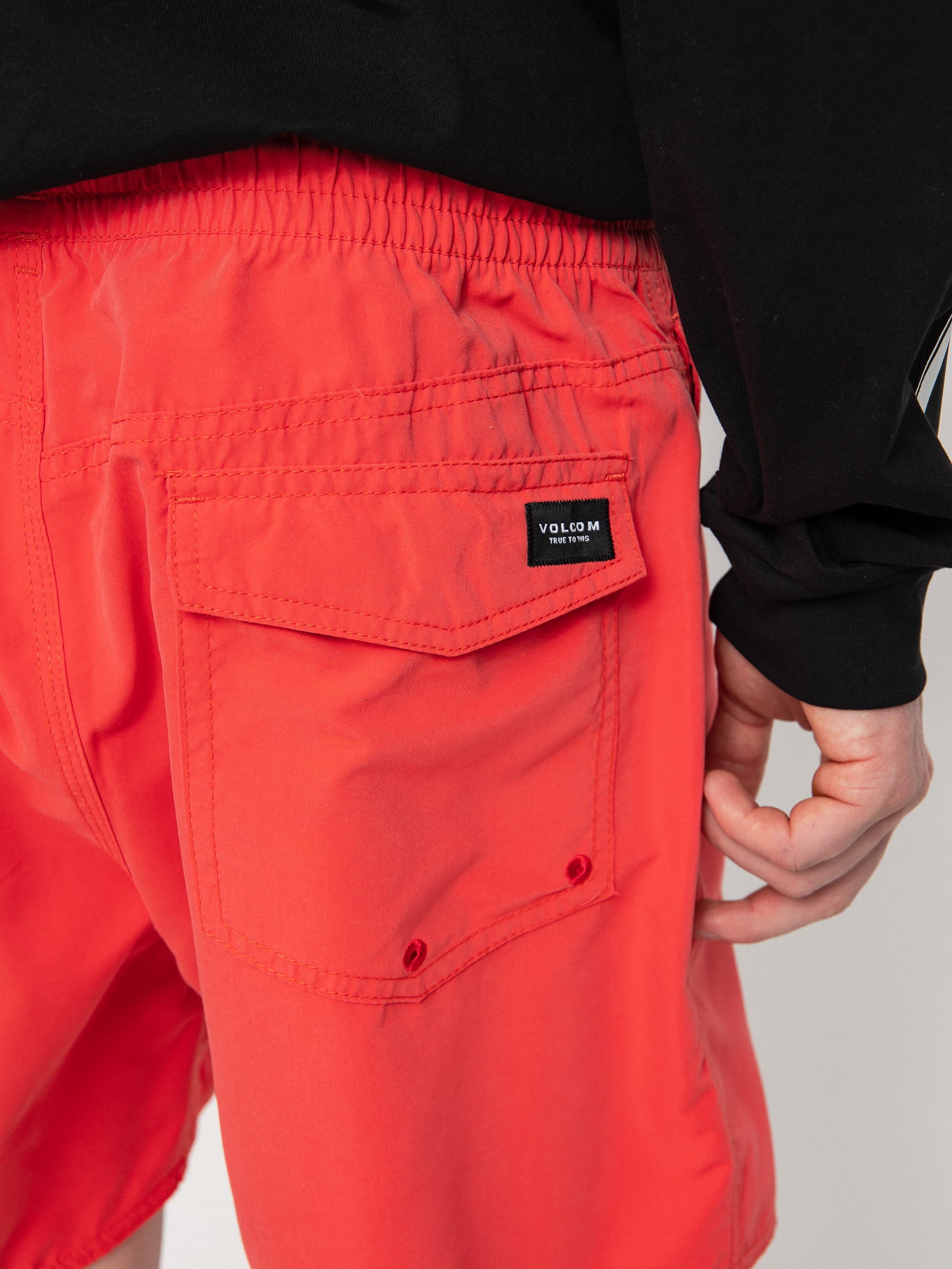 Volcom Lido Solid Trunk 16 Boardshorts (cayenne) 