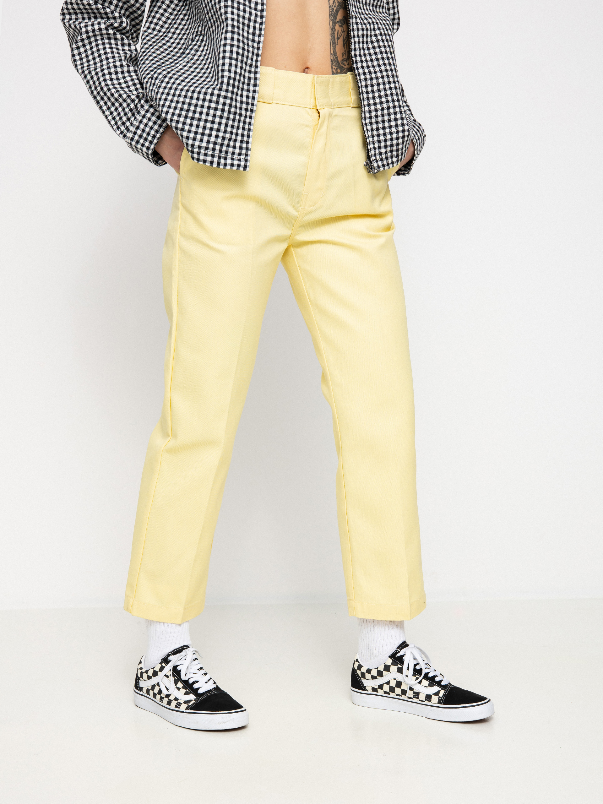 Dickies 874 Cropped Hose Wmn (pale banana)