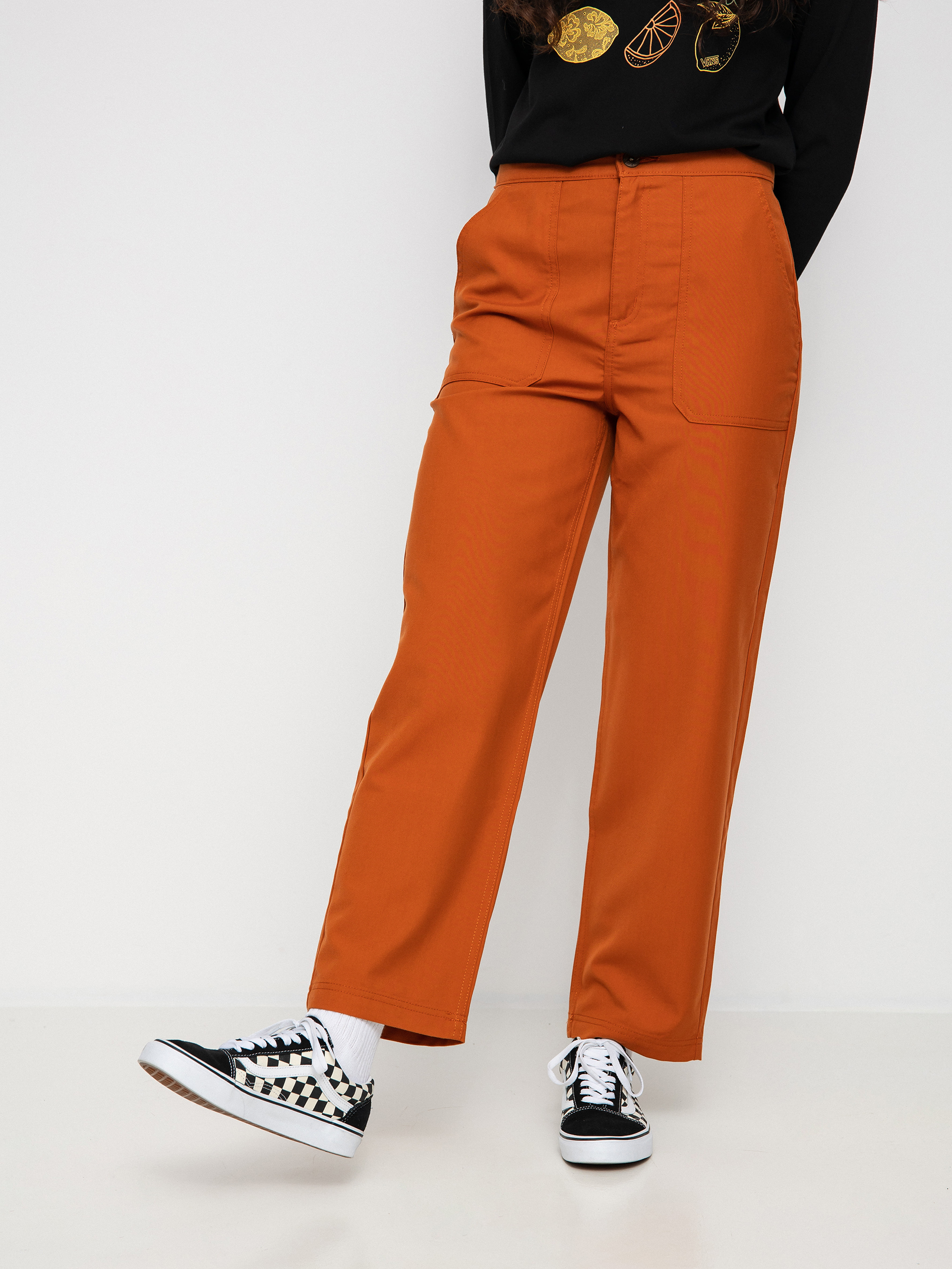 Vans Textured Waves Pants Wmn (bombay brown)