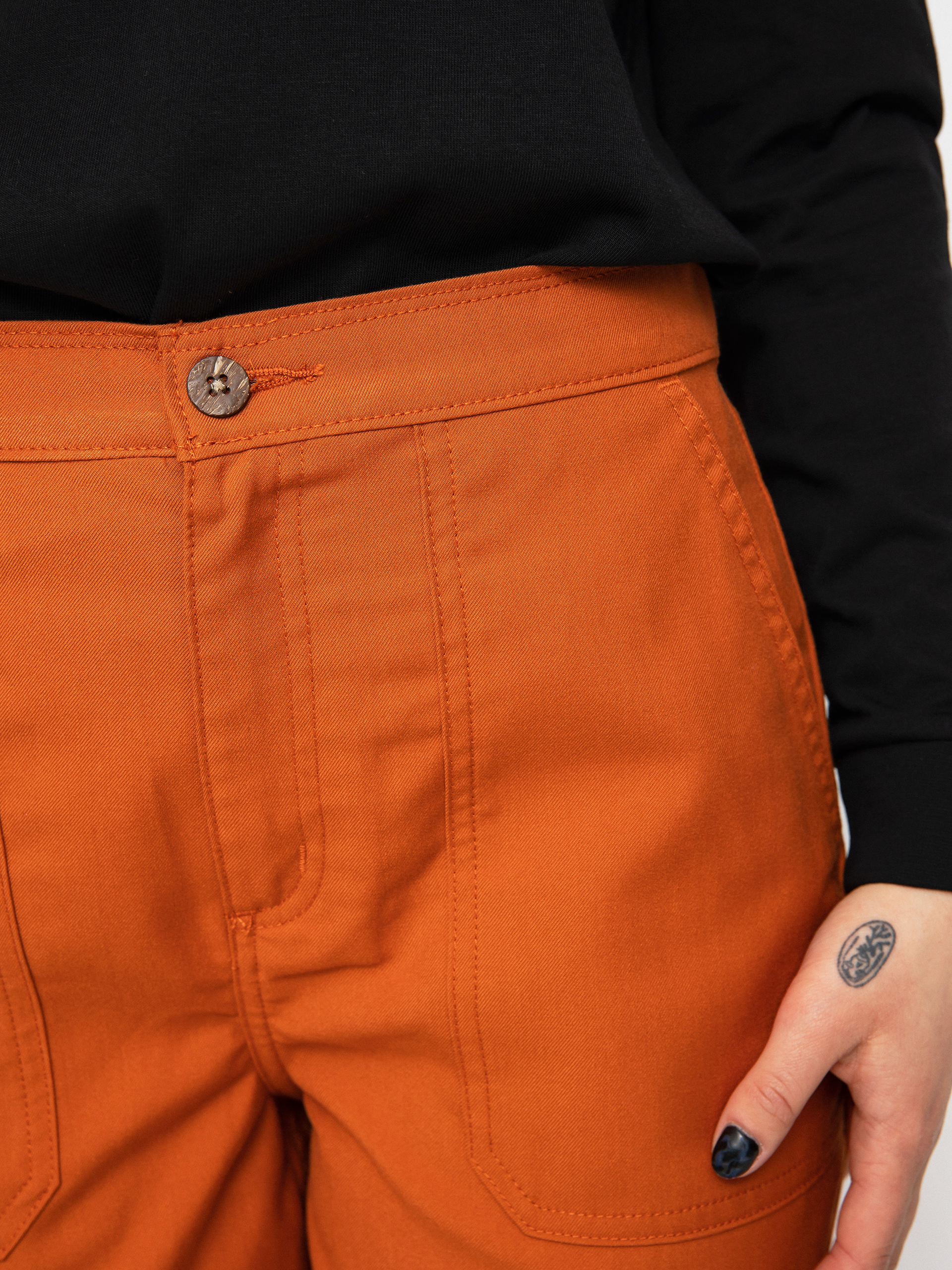 Vans pants deals womens Orange