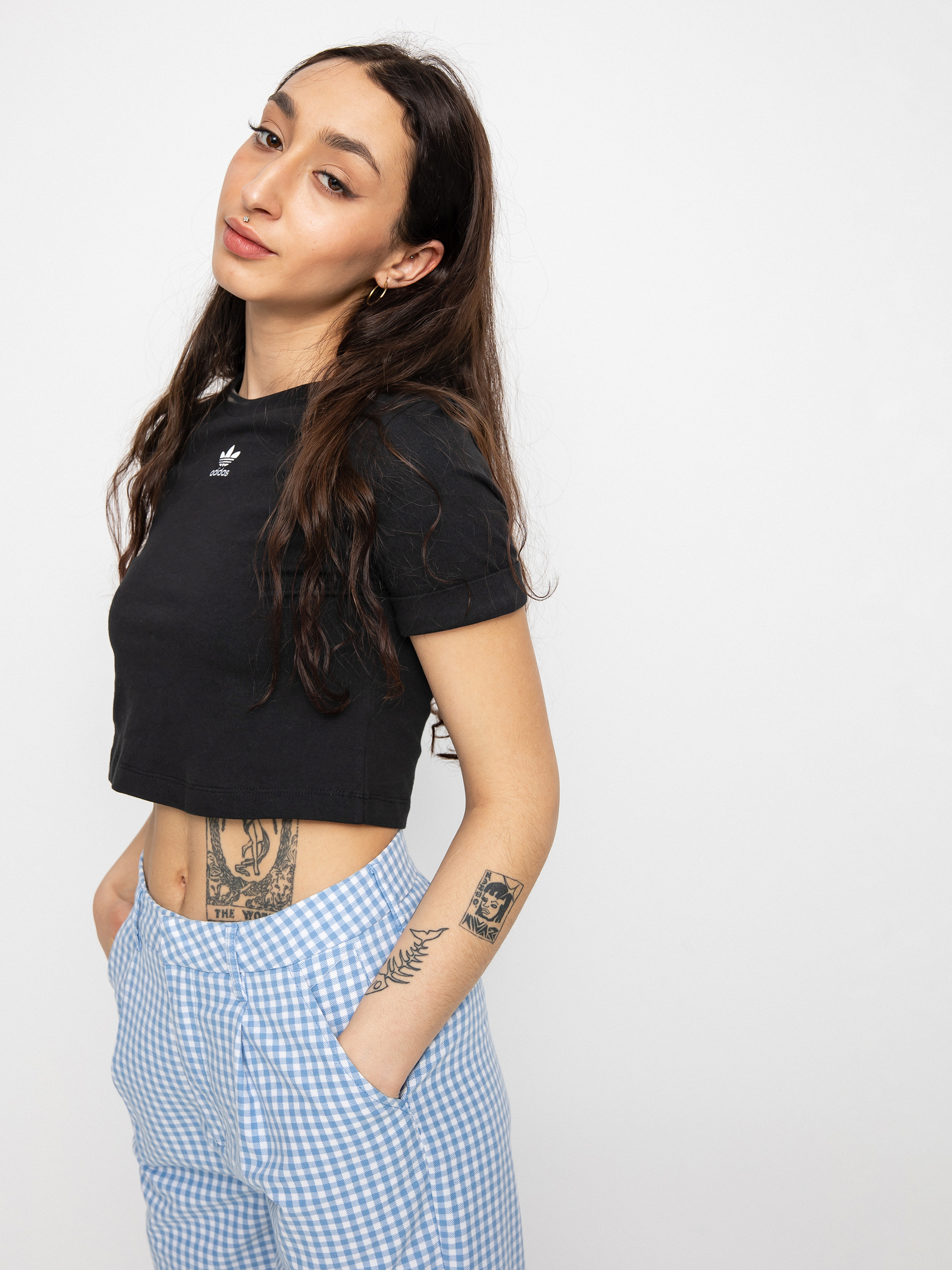 adidas Originals Crop Top T-shirt Wmn (black)