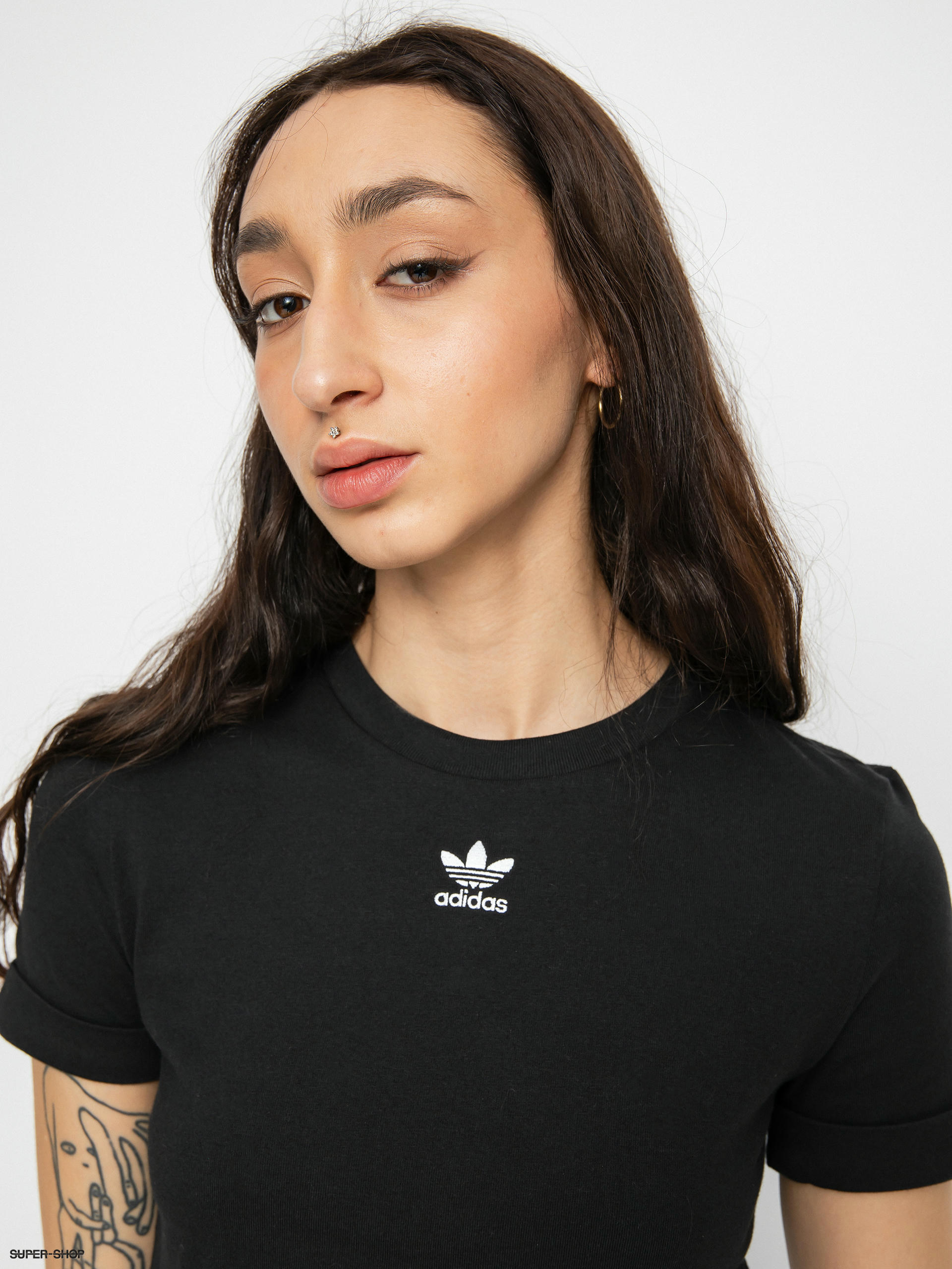 adidas shirts women's crop top