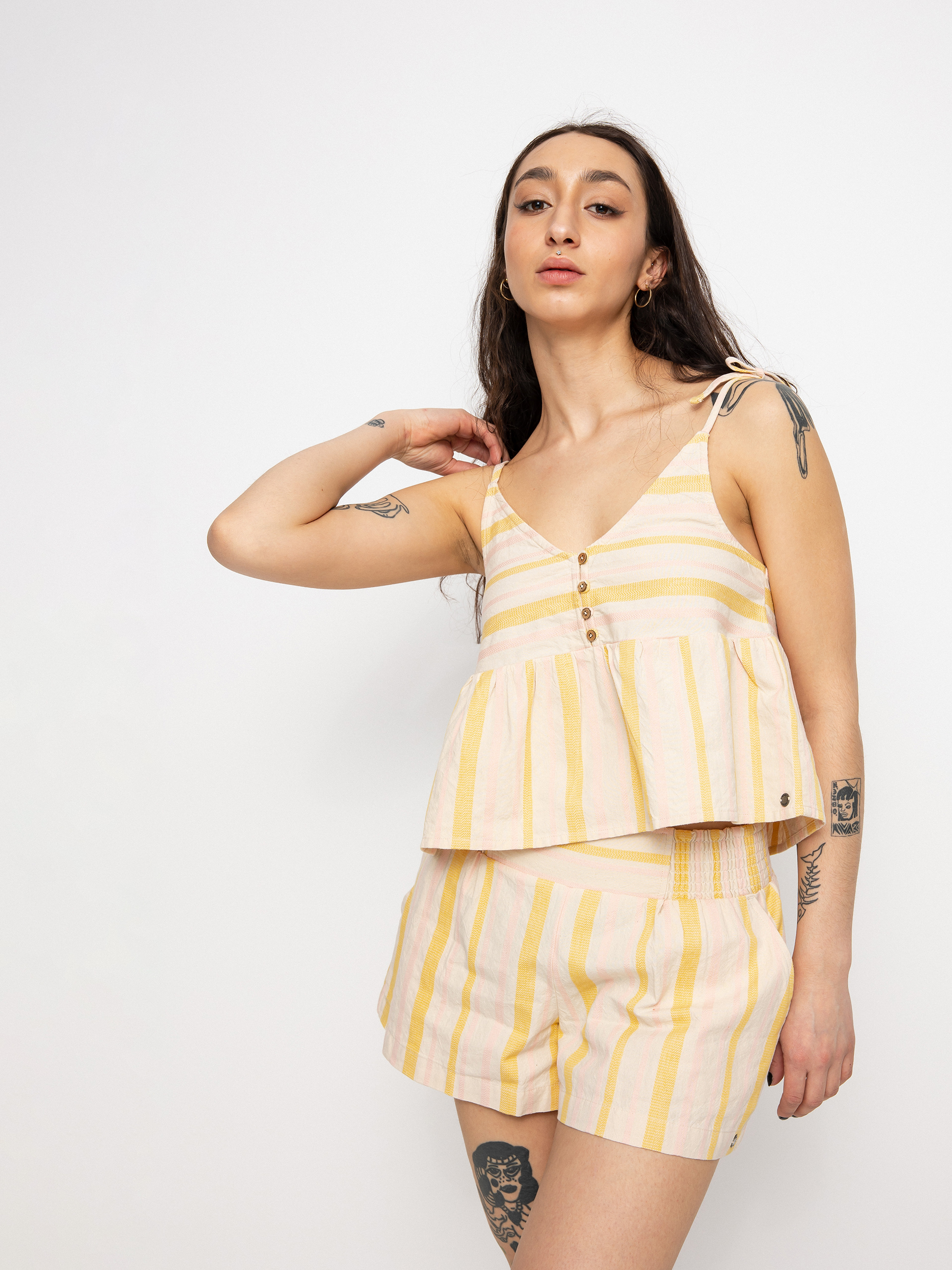 Roxy Koszulka Open Eyes T-Shirt Wmn (tapioca alla stripe verticale)