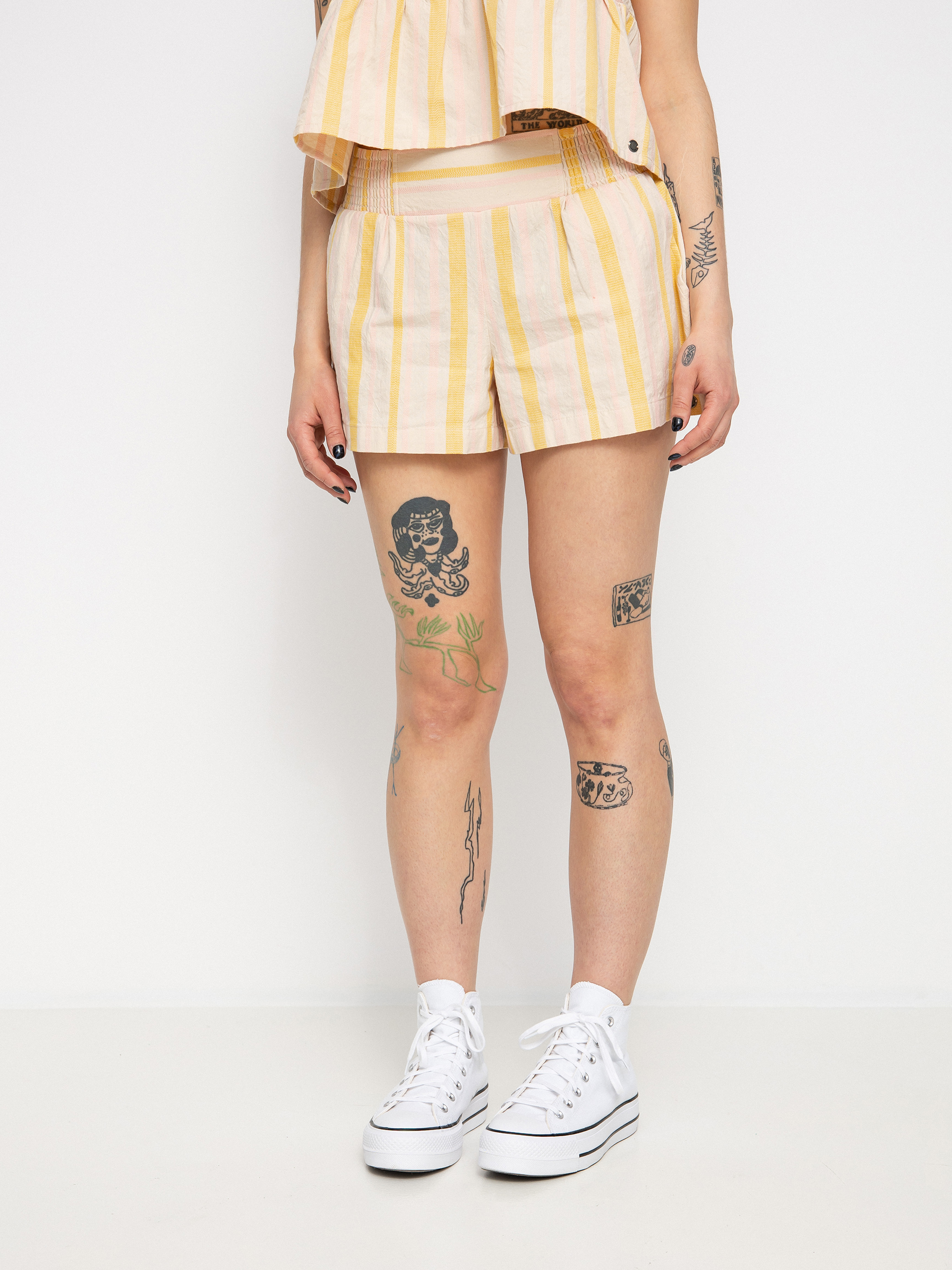 Roxy Handmade Life Shorts Wmn (tapioca alla stripe verticale)