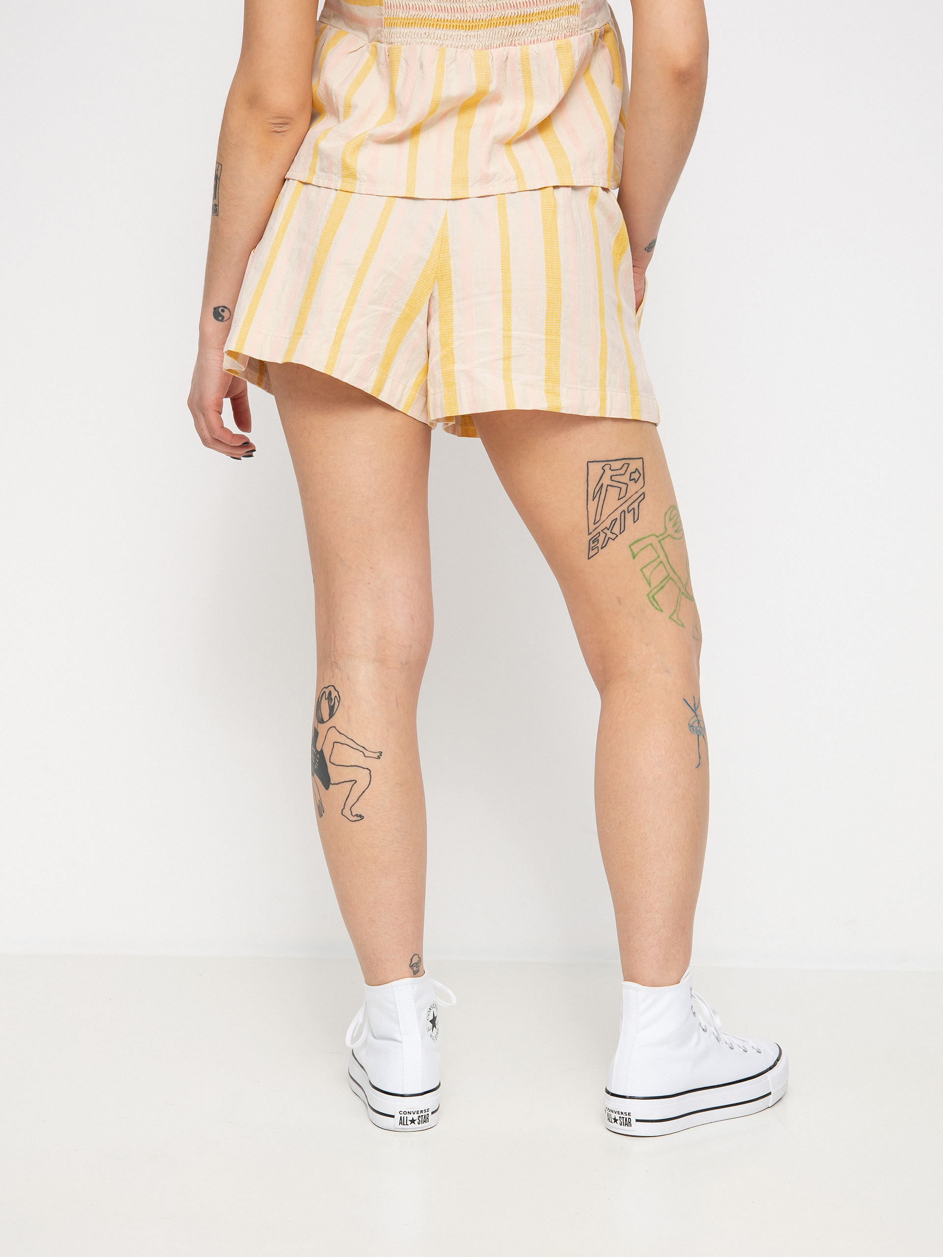 Roxy Handmade Life Shorts Wmn (tapioca alla stripe verticale)