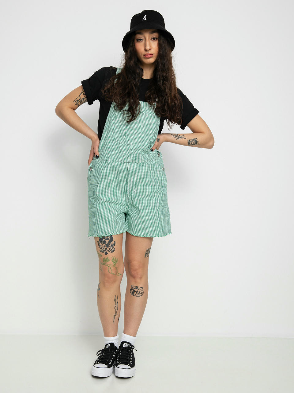 Brixton Christina Short Overall Shorts Wmn (leprechaun)