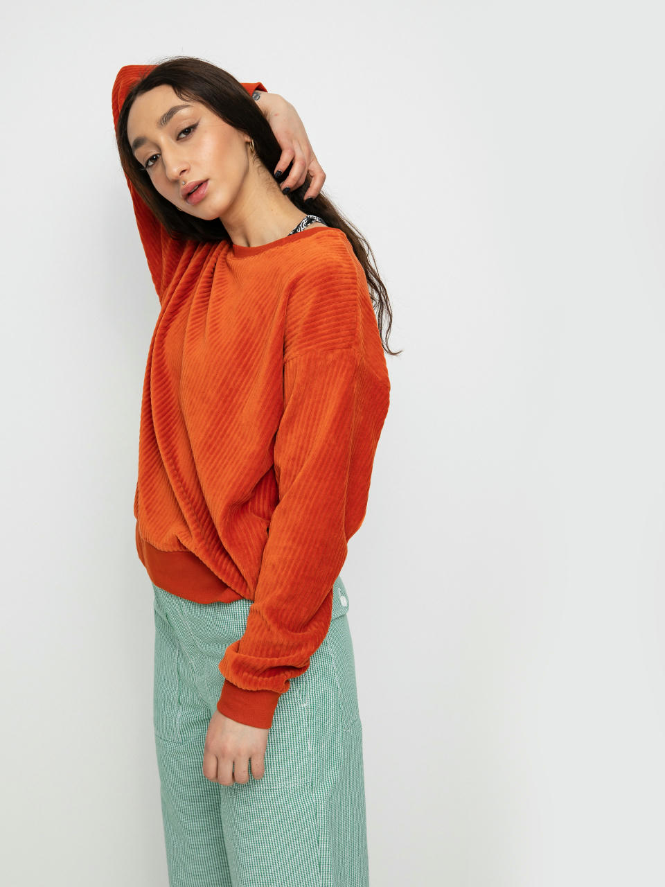 Brixton Dazed Crew Sweatshirt Wmn (phoenix orange)