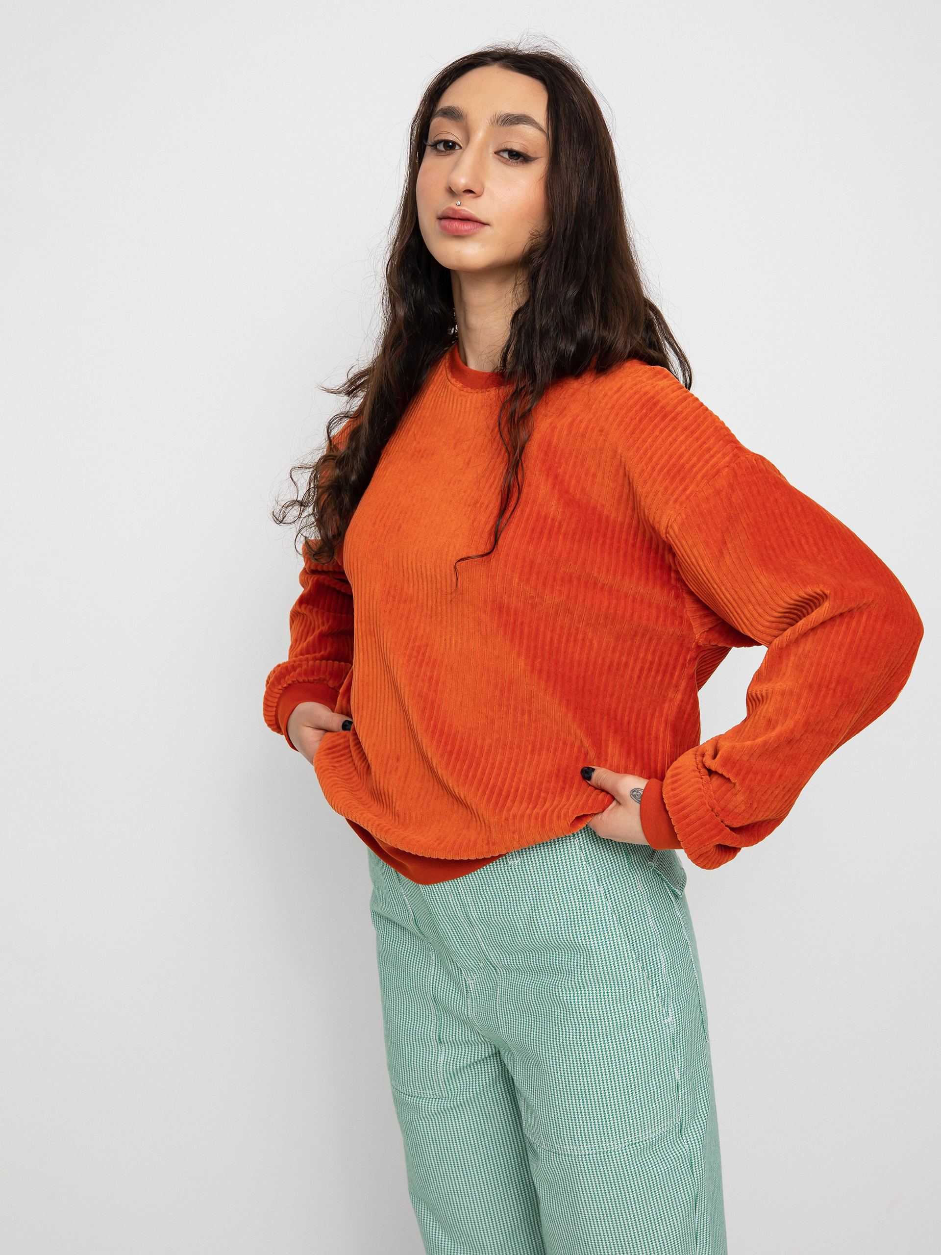 Brixton Dazed Crew Sweatshirt Wmn (phoenix orange)