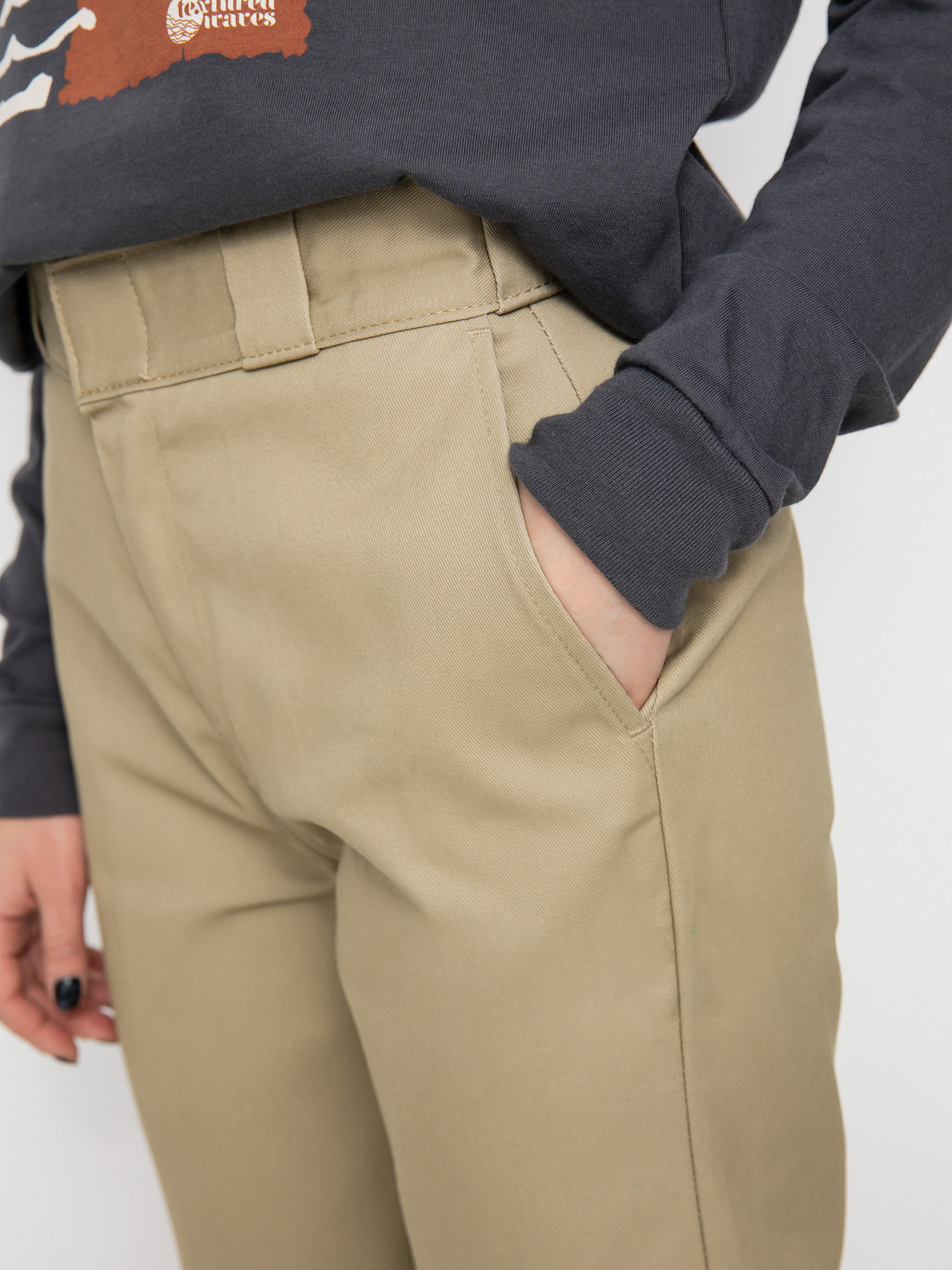 Dickies 874 Cropped Pants Wmn (khaki)