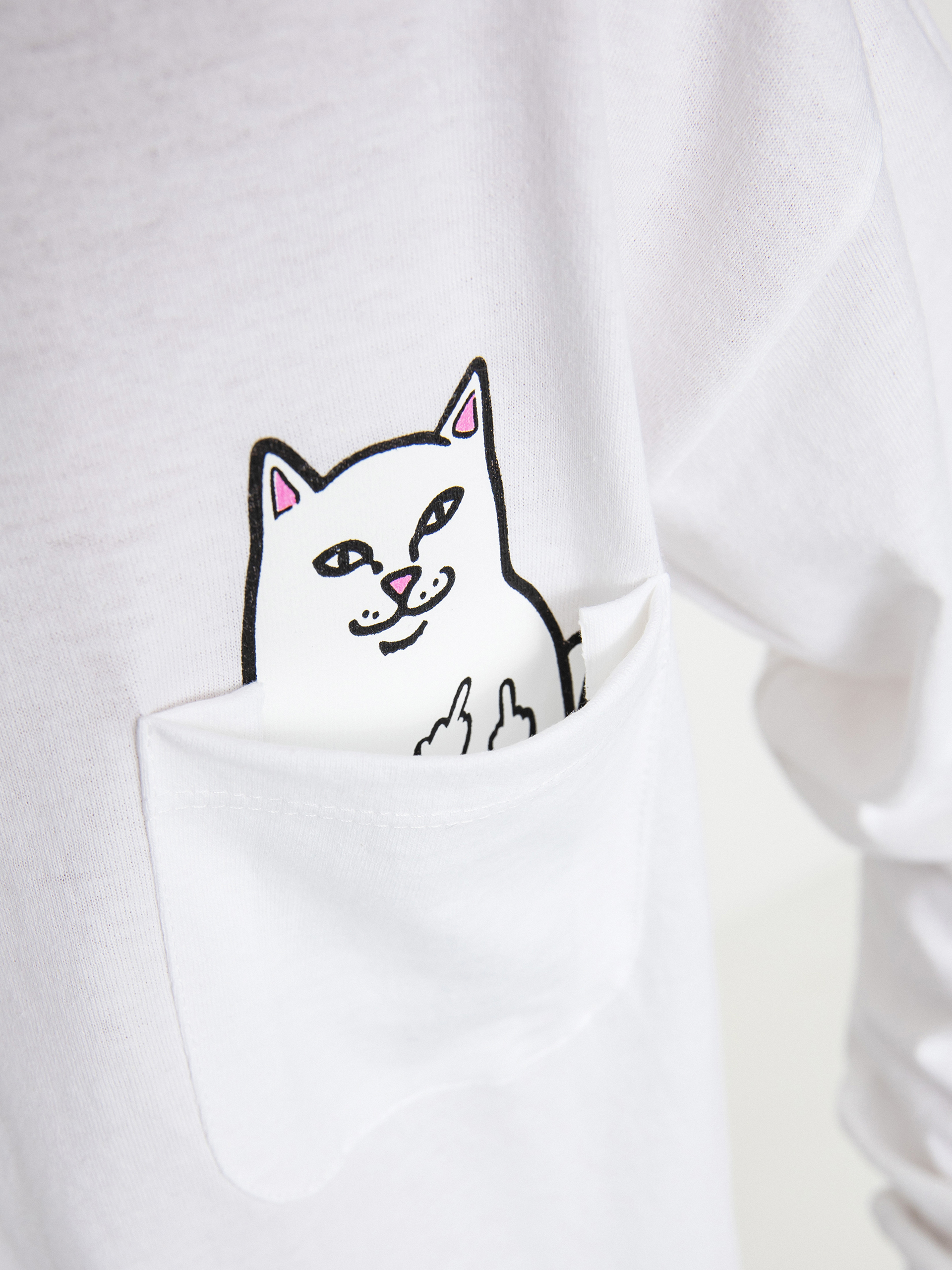 RipNDip Longsleeve Lord Nermal (white)