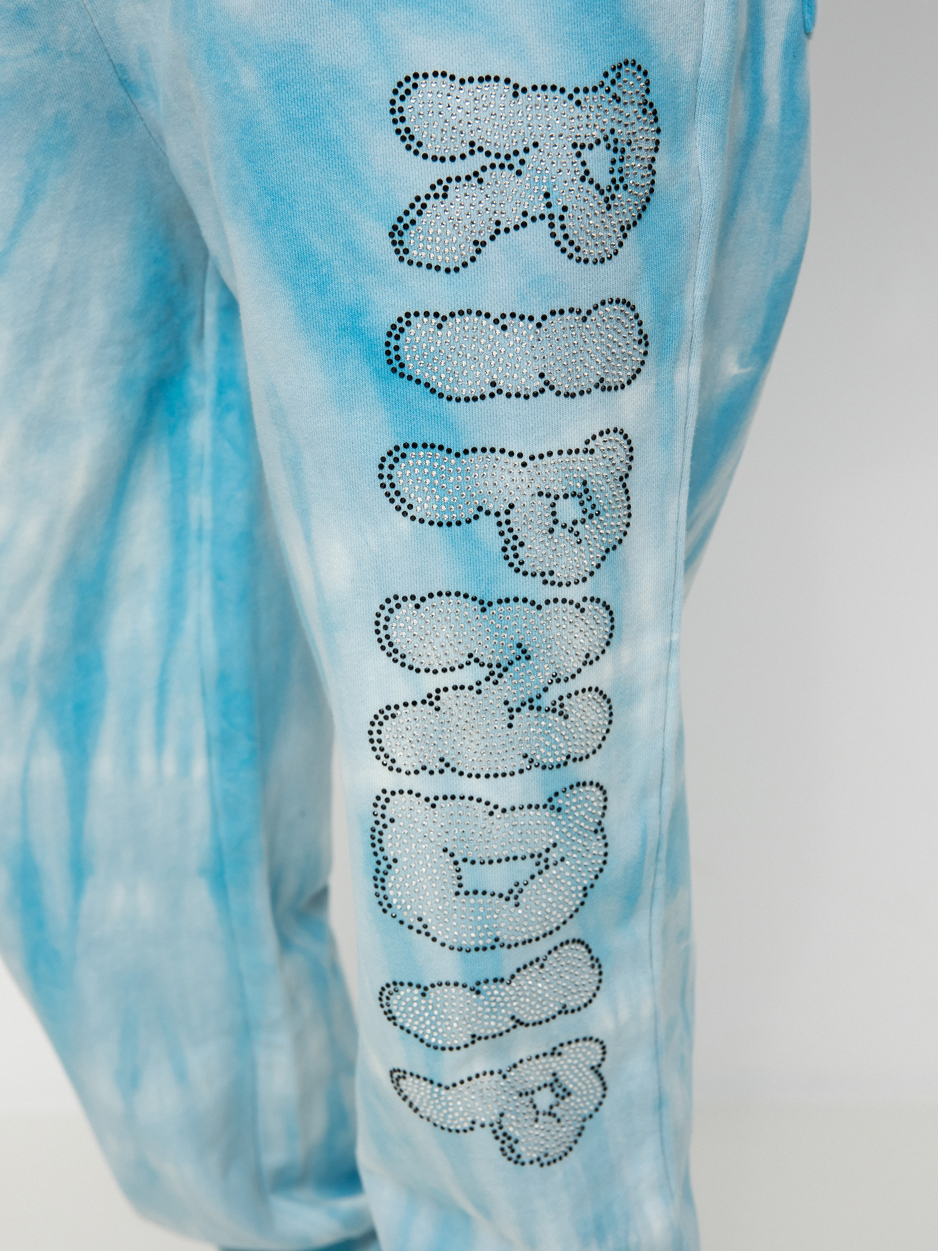 RipNDip Sent From Heaven Pants (light blue spiral dye)