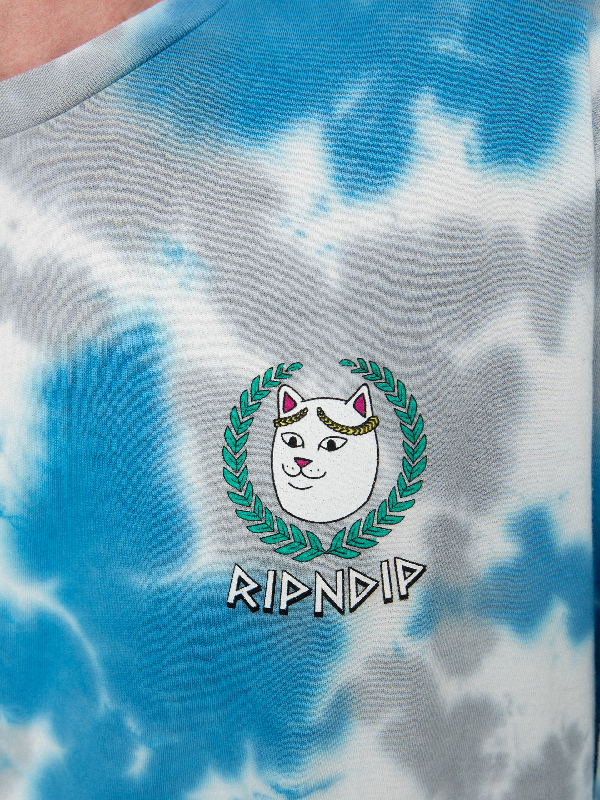 RipNDip Waiting In Heaven Longsleeve (light blue cloud wash)