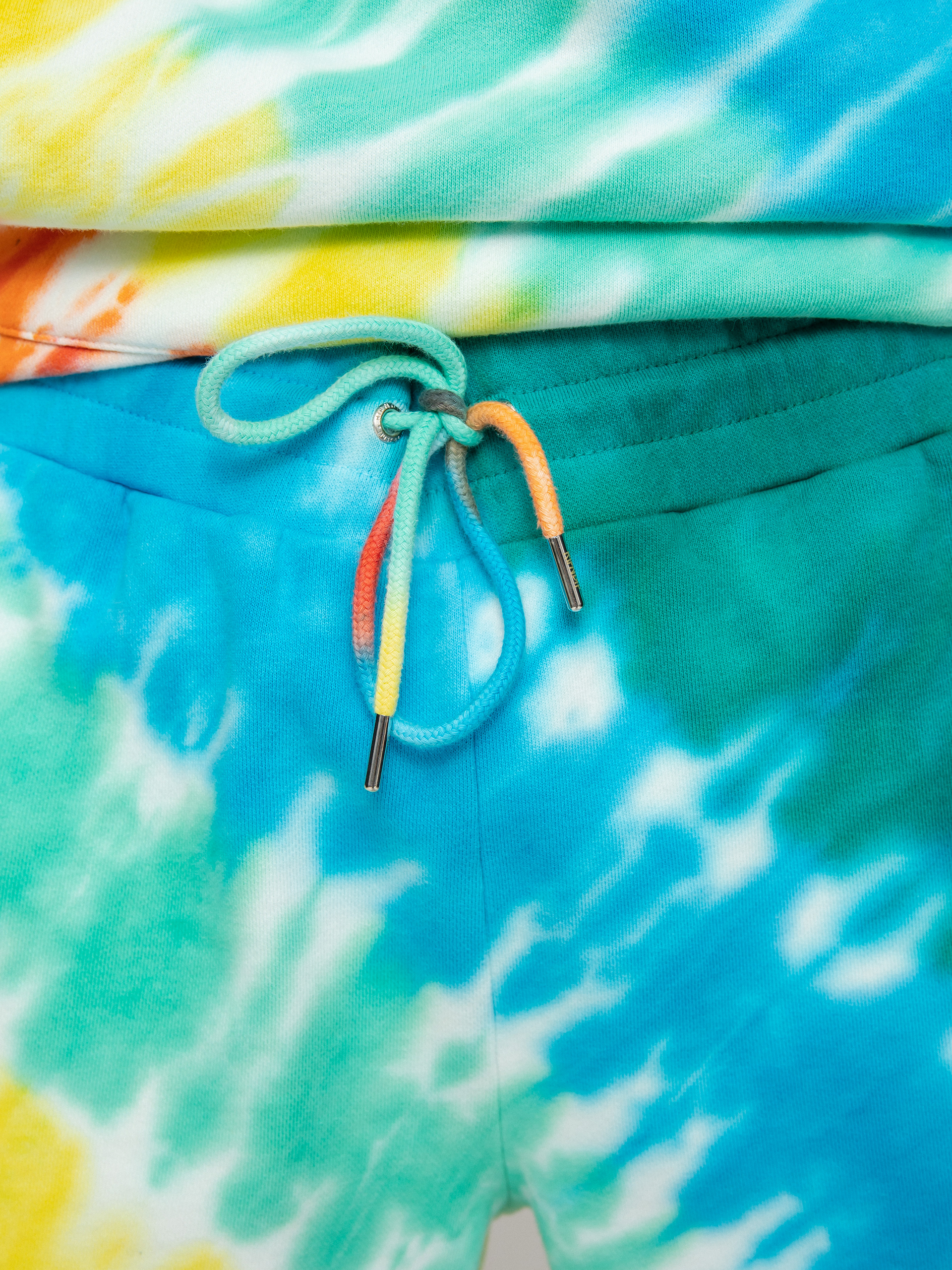 RipNDip Prisma Shorts (teal rainbow dye)