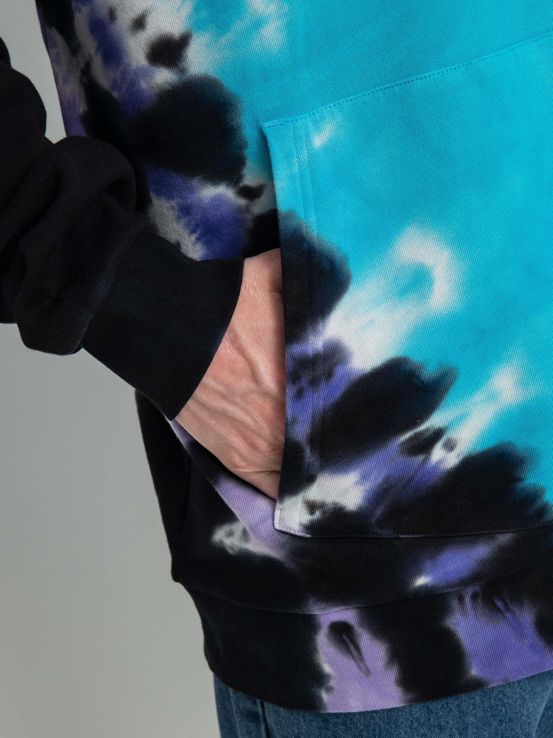 RipNDip Promised Land HD Hoodie (purple/blue v dye)