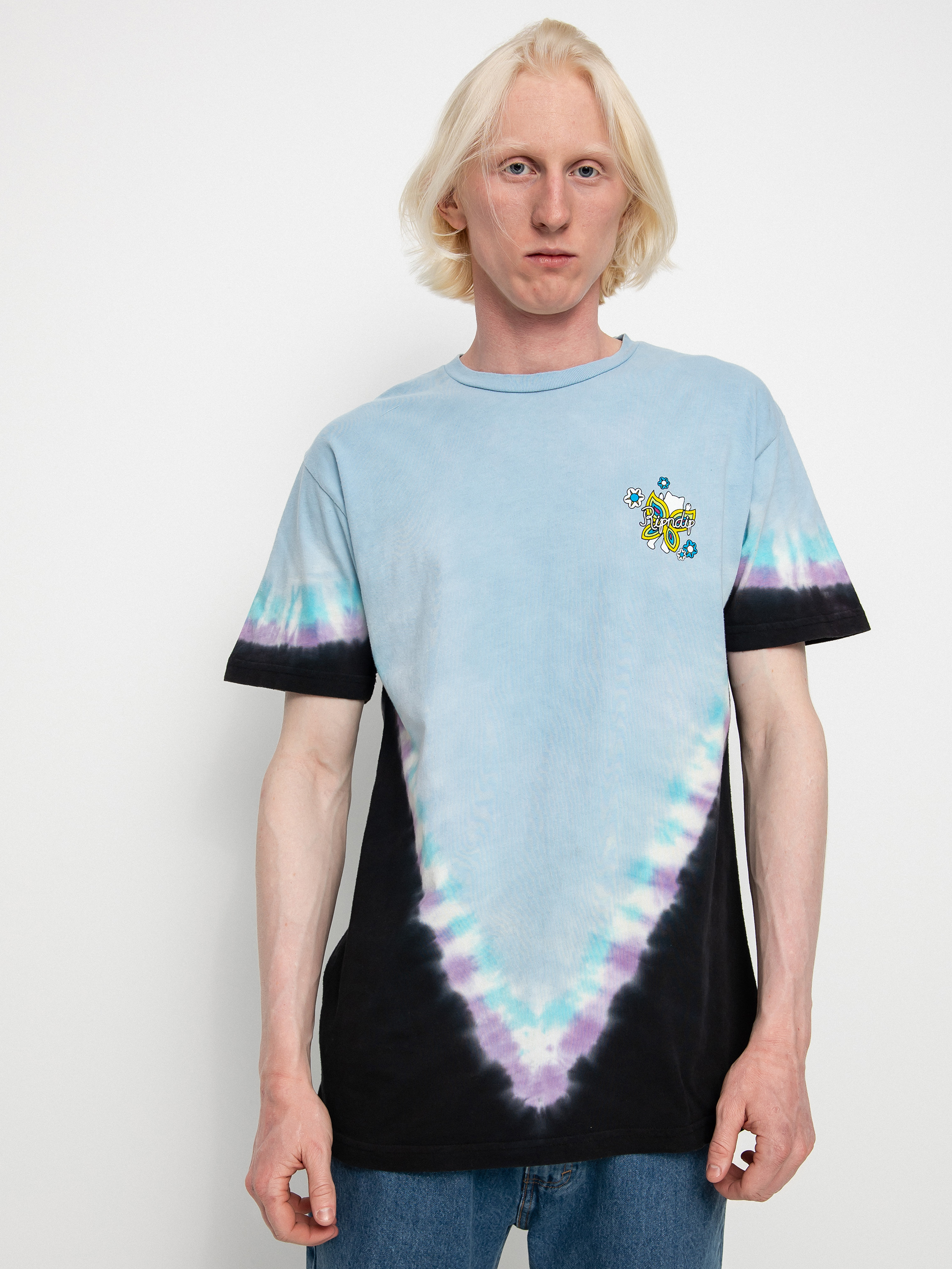 RipNDip Promised Land T-shirt (purple/blue v dye)