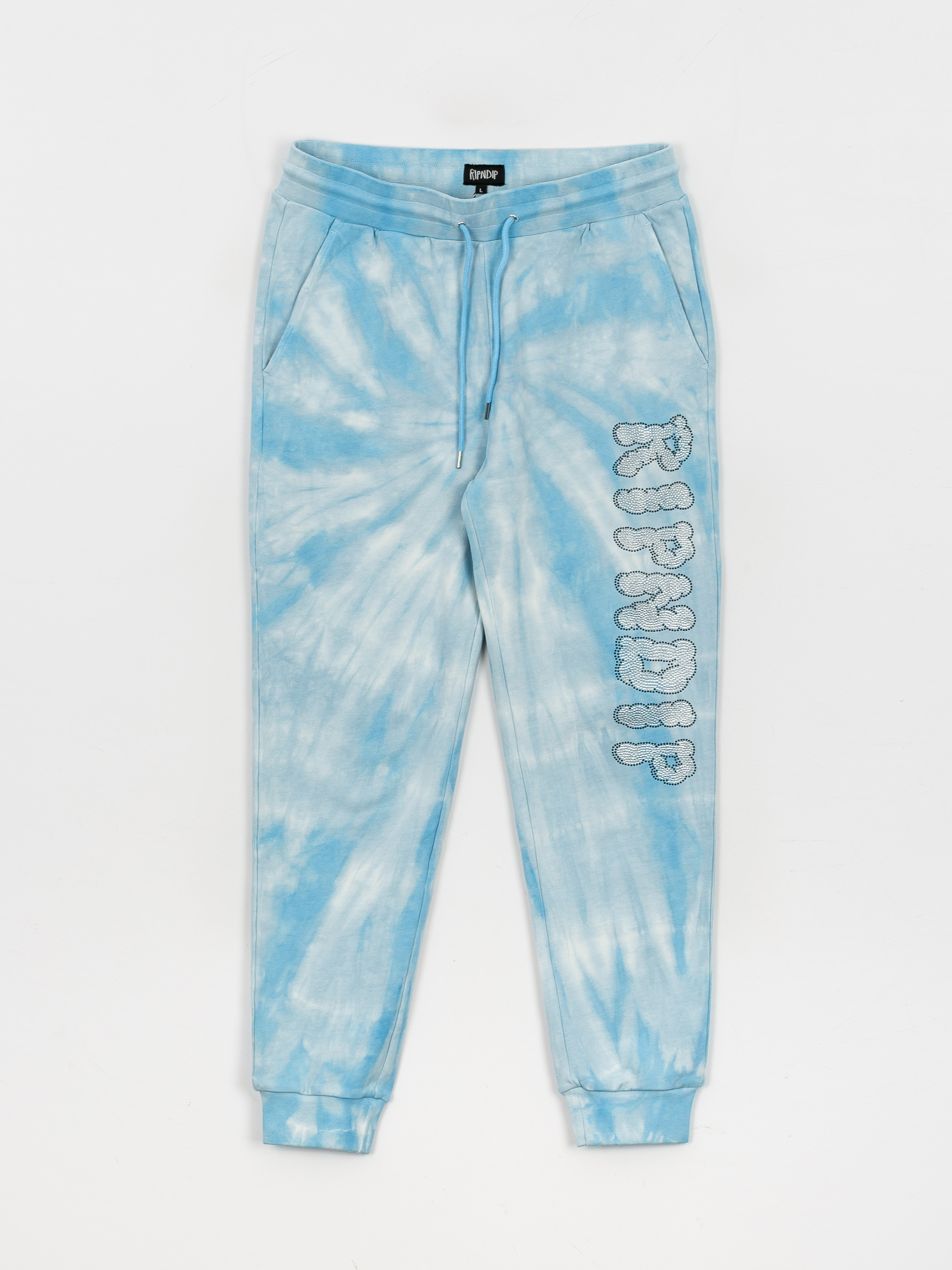 RipNDip Sent From Heaven Pants (light blue spiral dye)