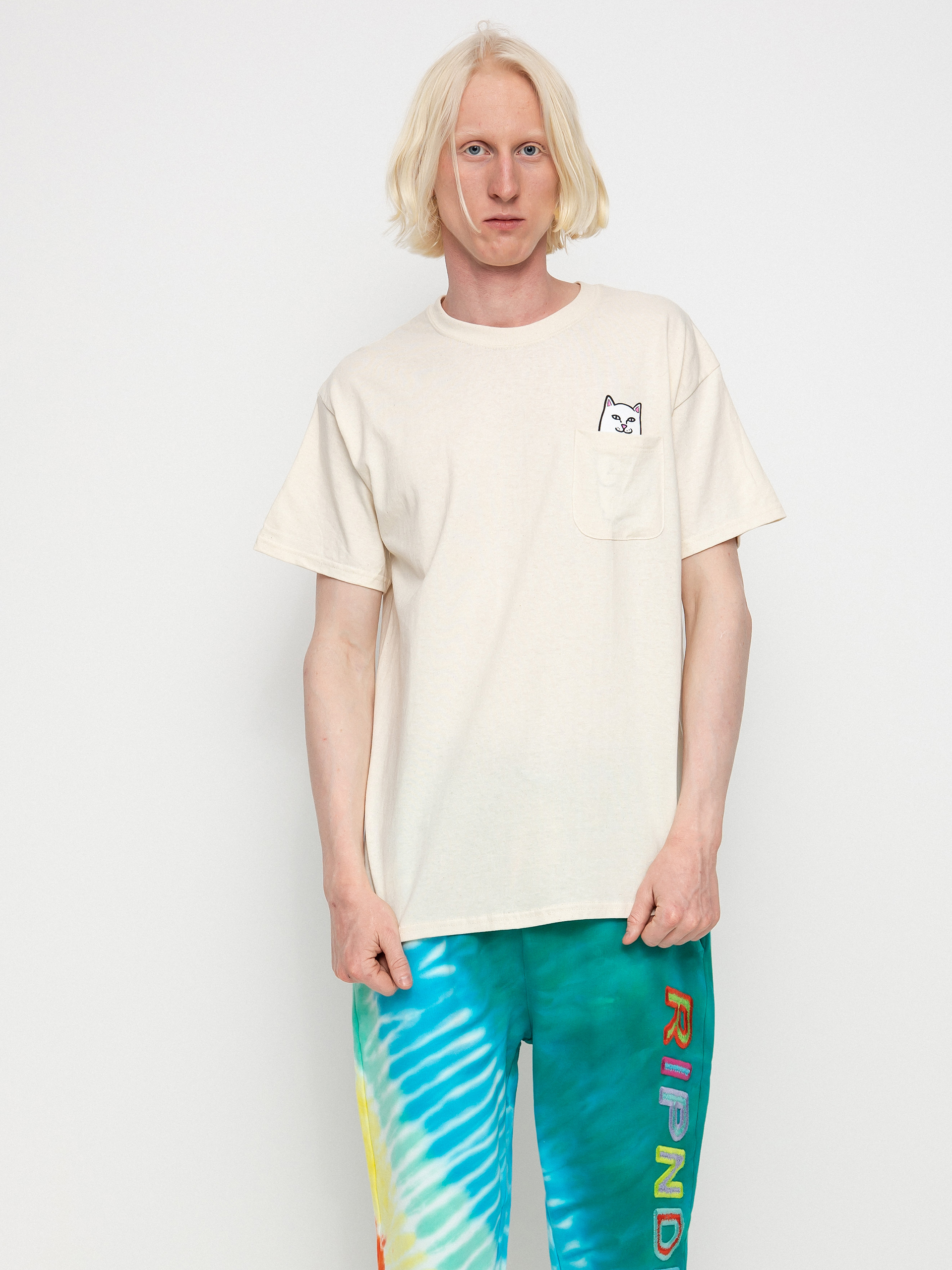 RipNDip Lord Nermal Pocket T-Shirt (natural)