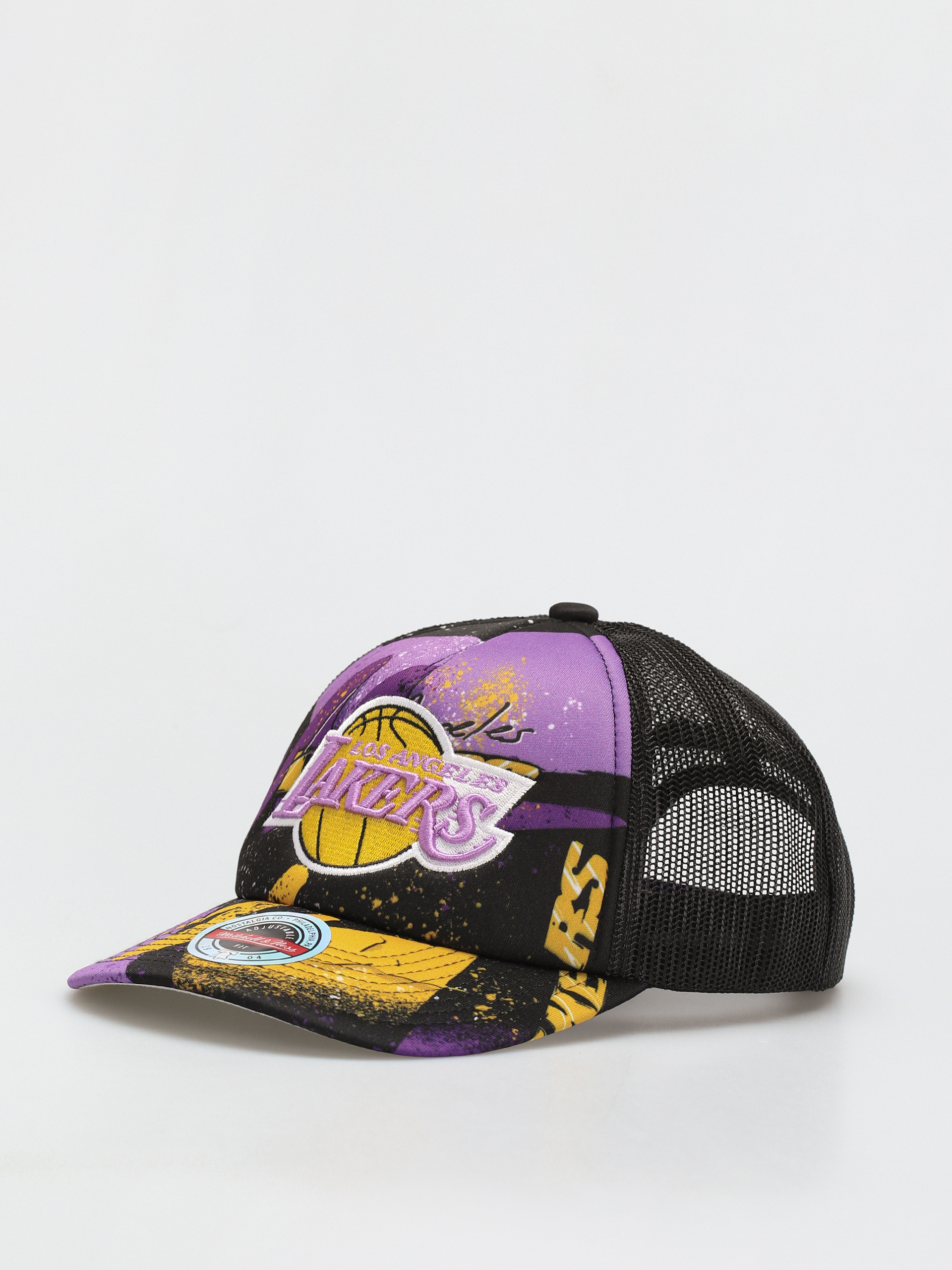 Mitchell & Ness Hyper Trucker Cap (los angeles lakers black)