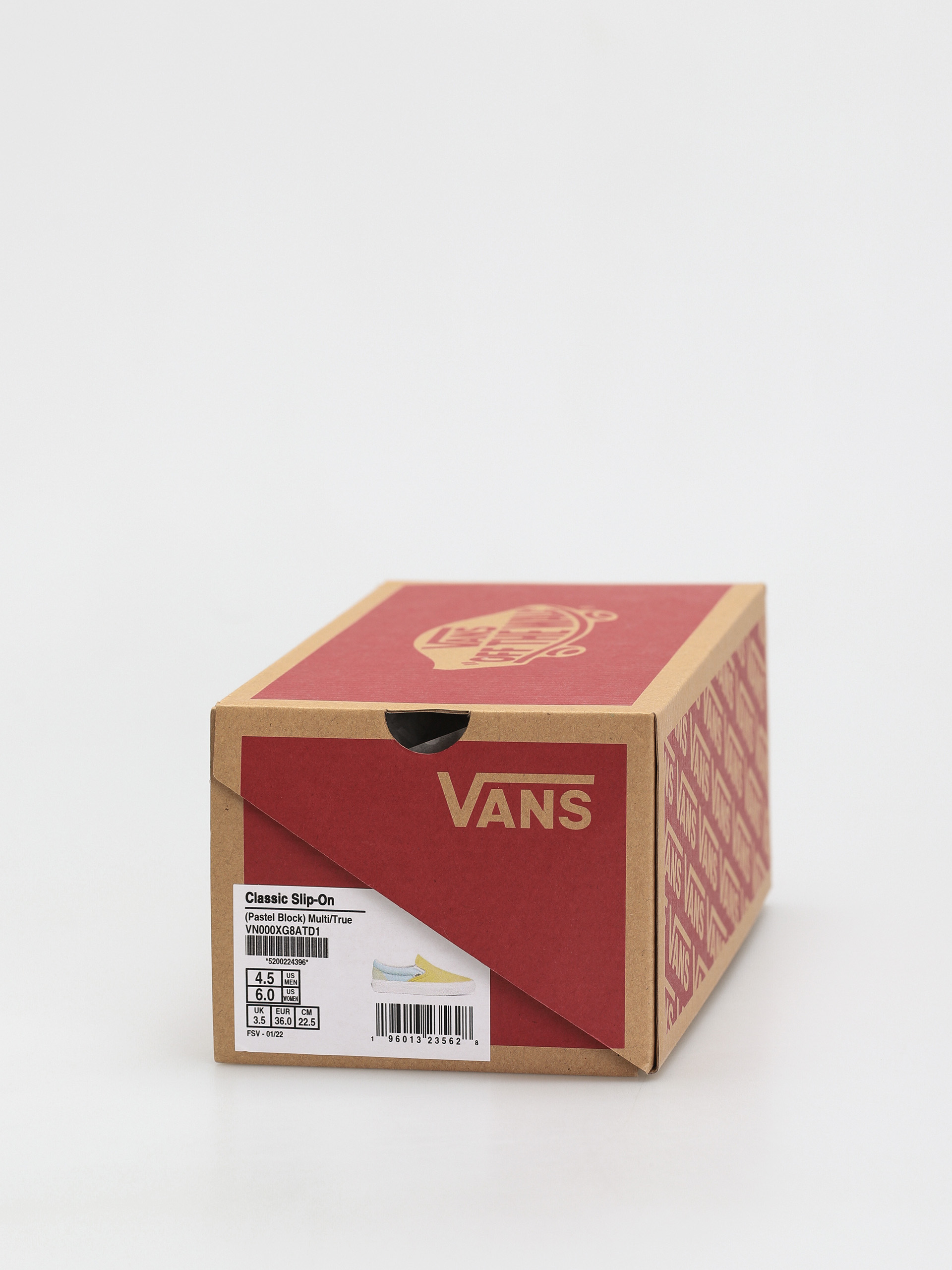 Vans Classic Slip On Shoes (pastel block/multi/true white)
