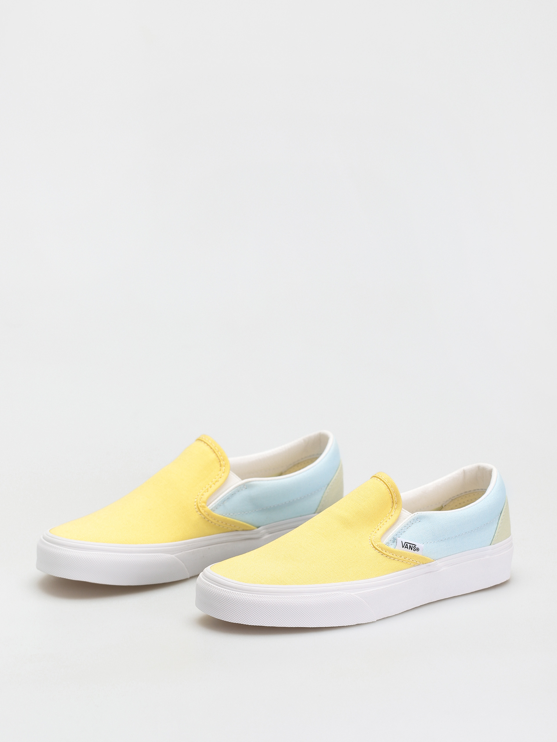 Vans Classic Slip On Shoes (pastel block/multi/true white)