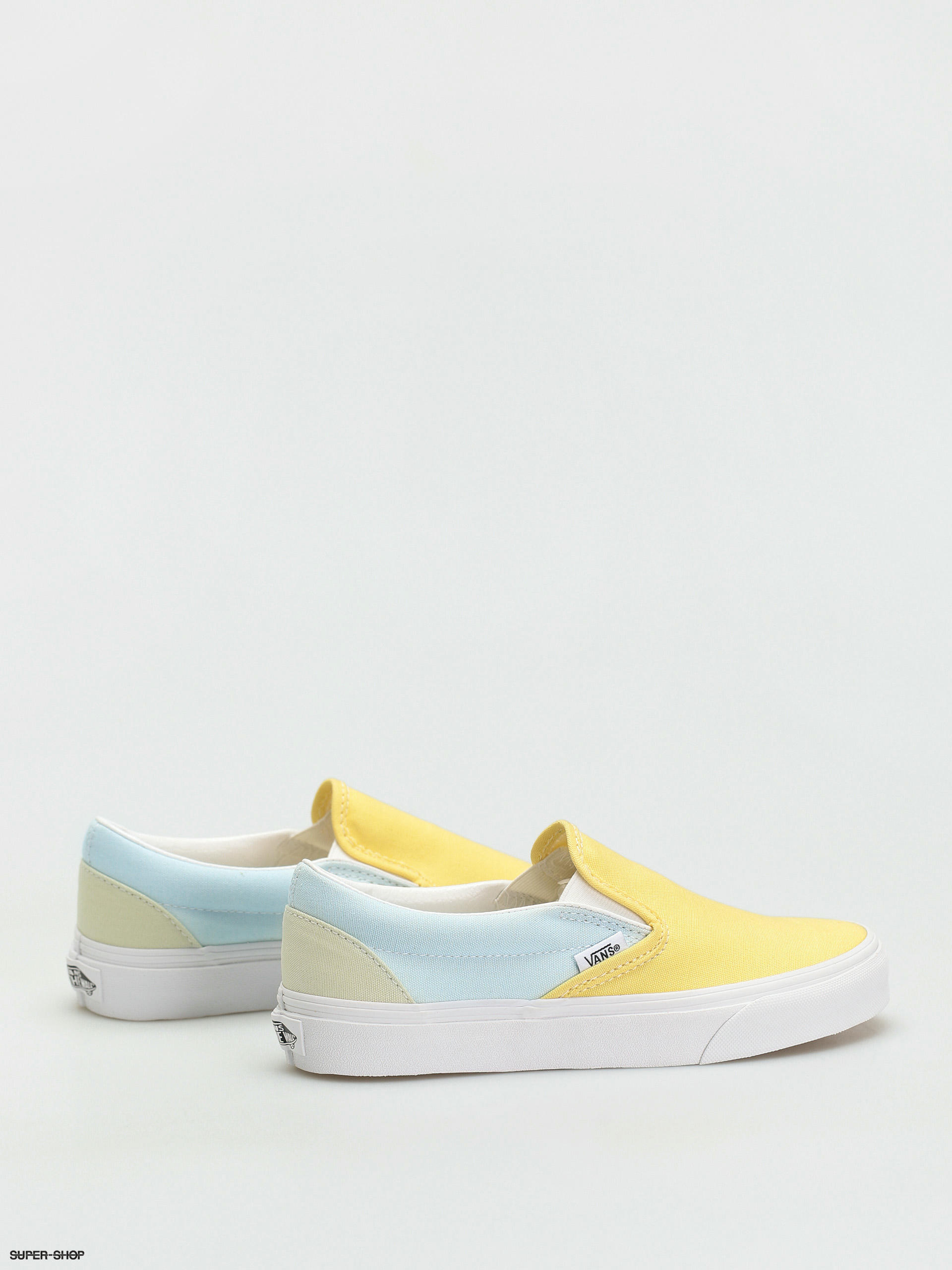 Yellow classic store slip on vans