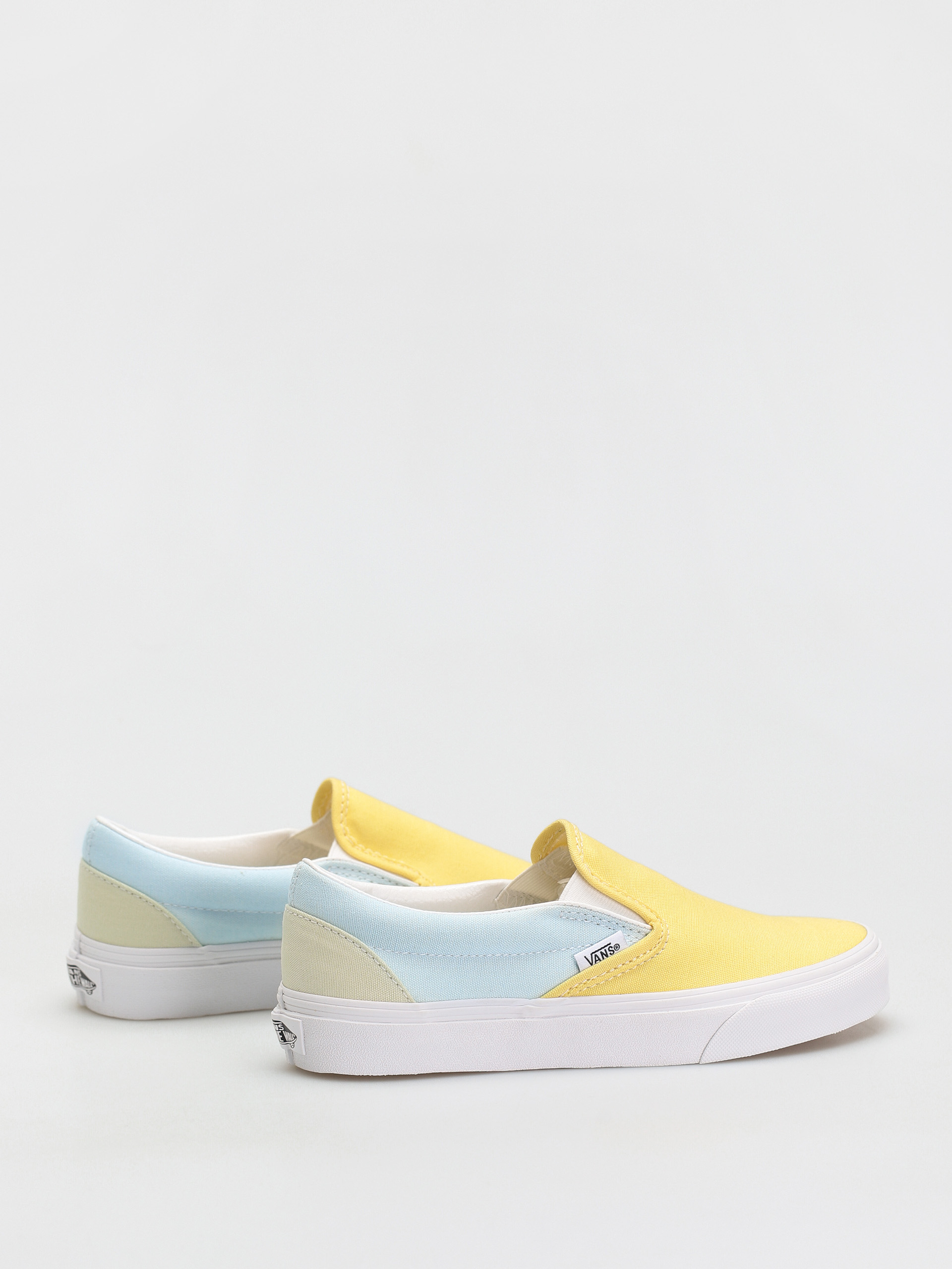 Vans Classic Slip On Shoes (pastel block/multi/true white)