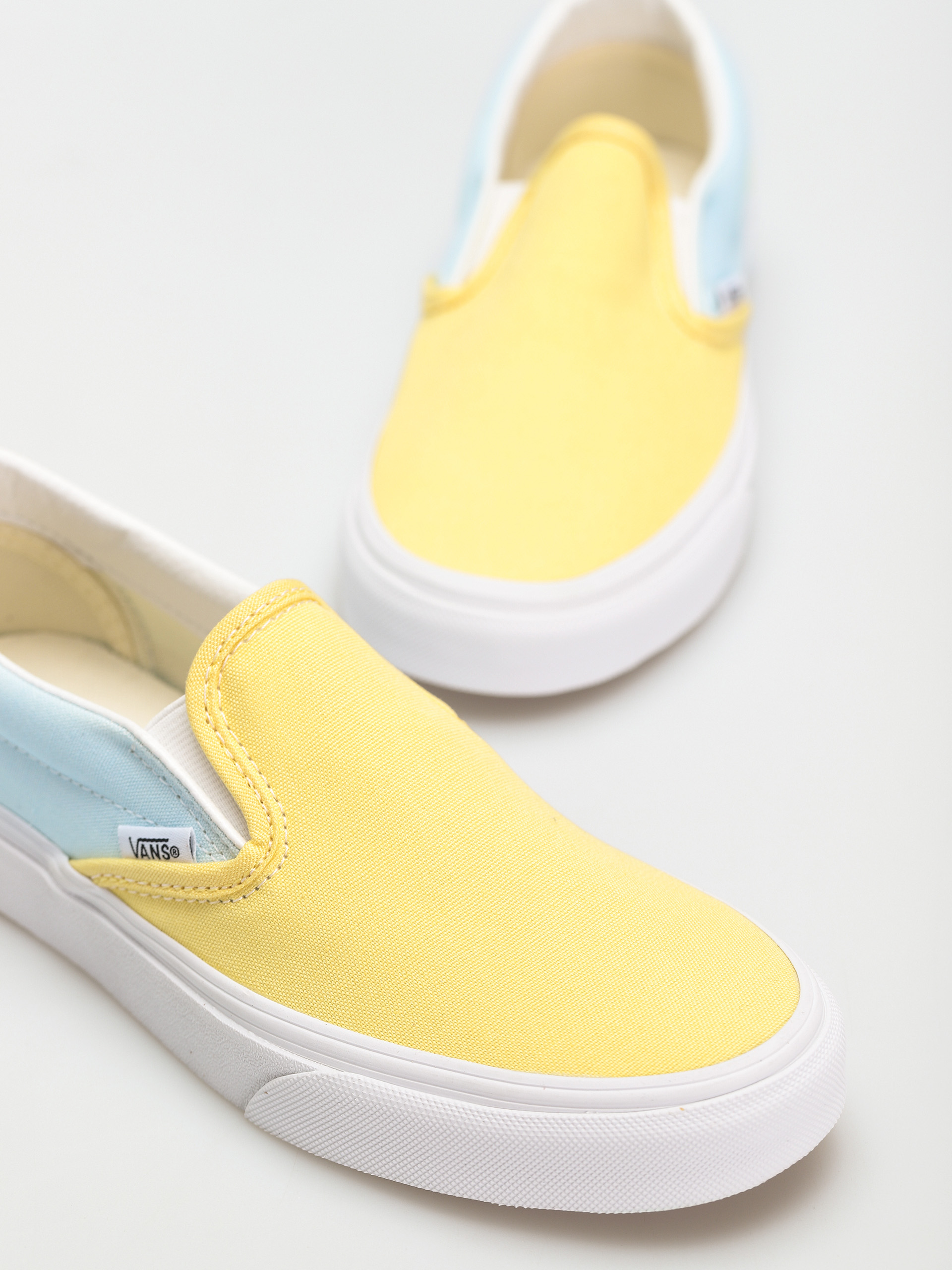 Vans Classic Slip On Shoes (pastel block/multi/true white)