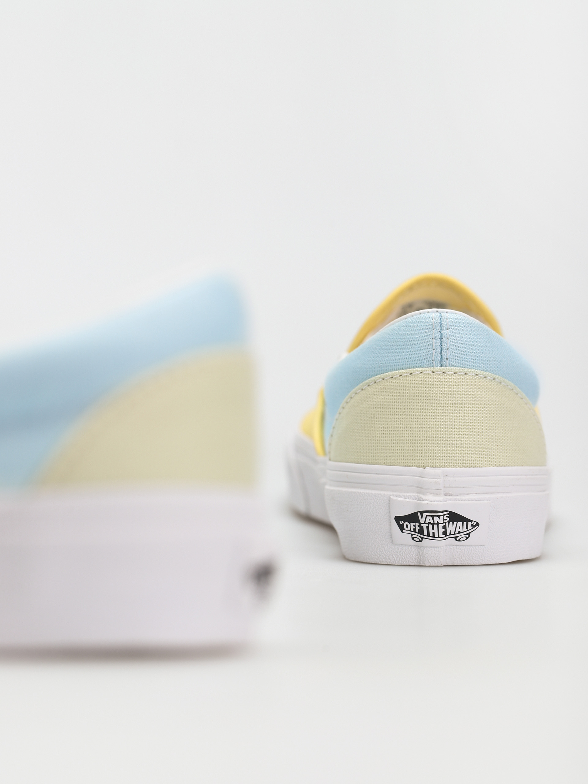 Vans Classic Slip On Shoes (pastel block/multi/true white)