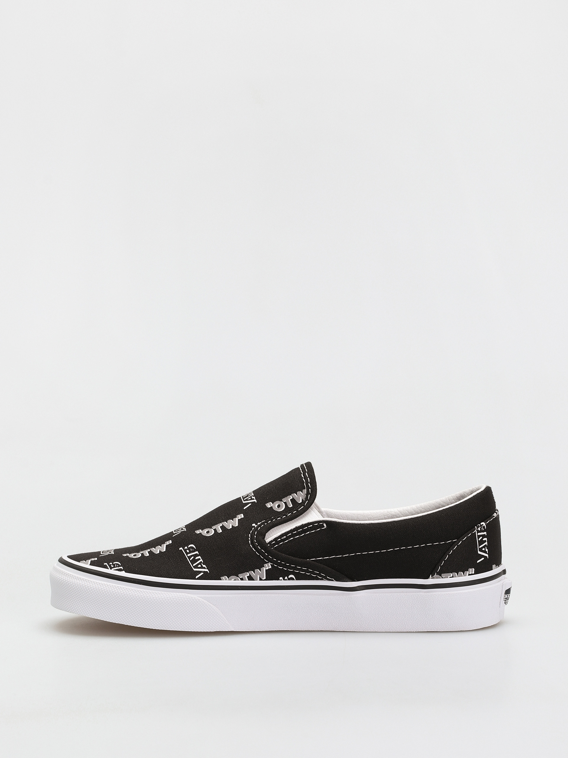Vans Classic Slip On Shoes (shadow vans/black/true white)