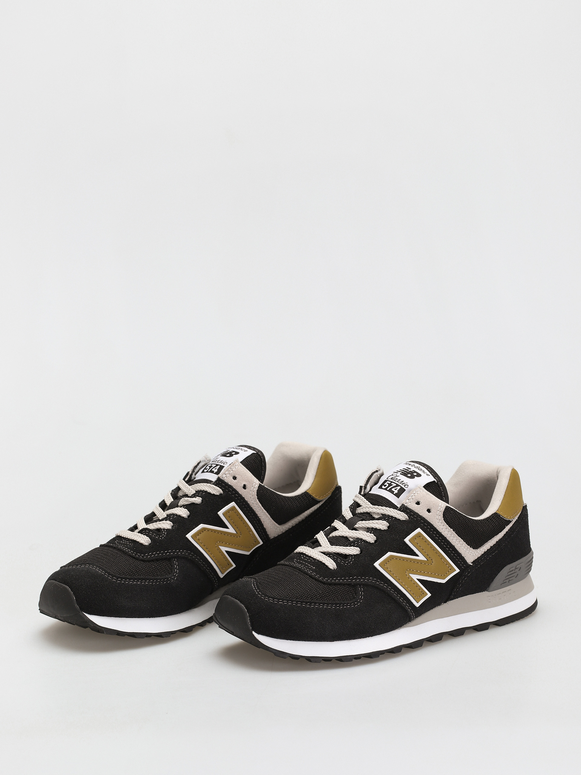 new balance all black leather shoes