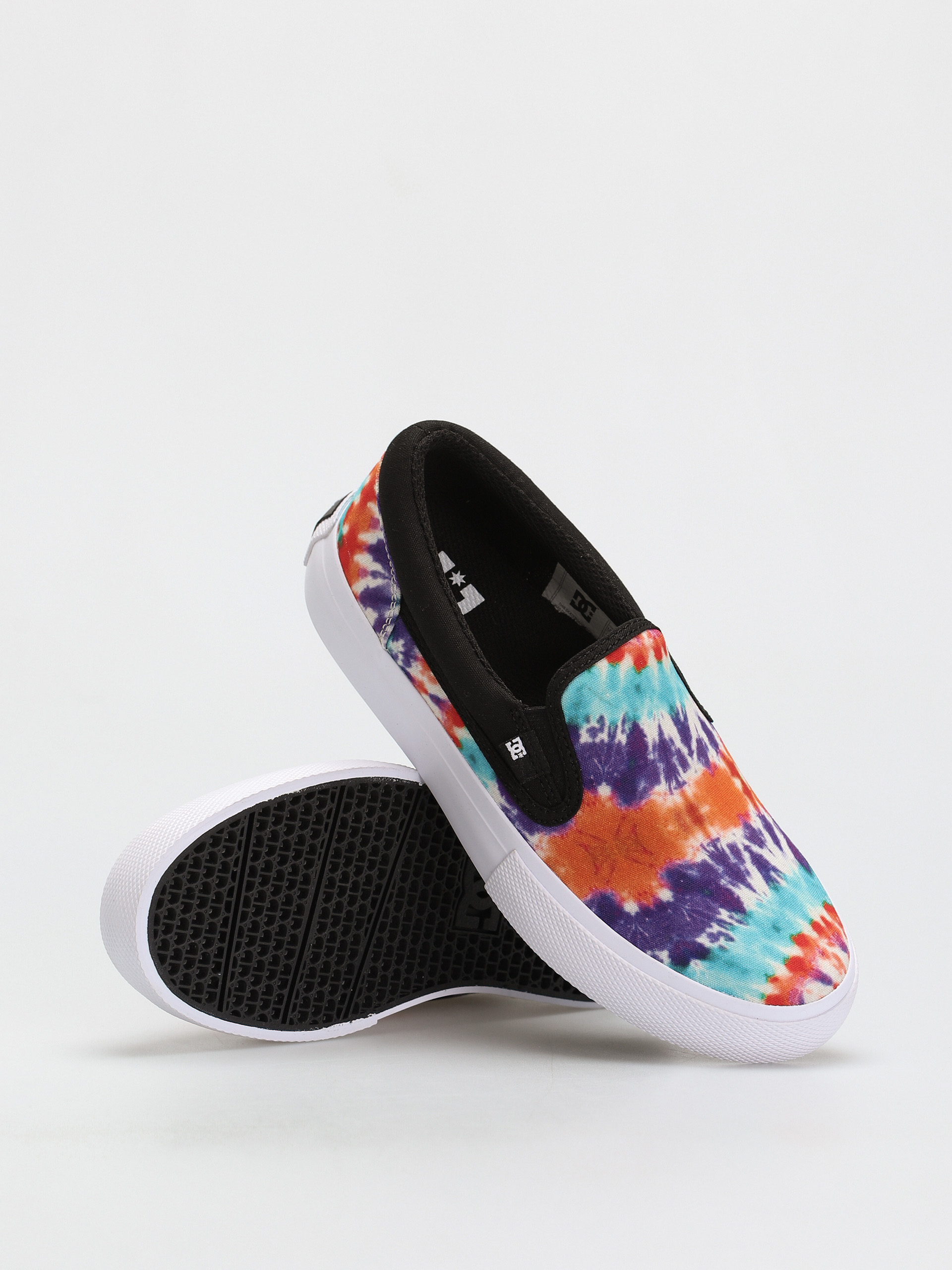 dc tie dye shoes