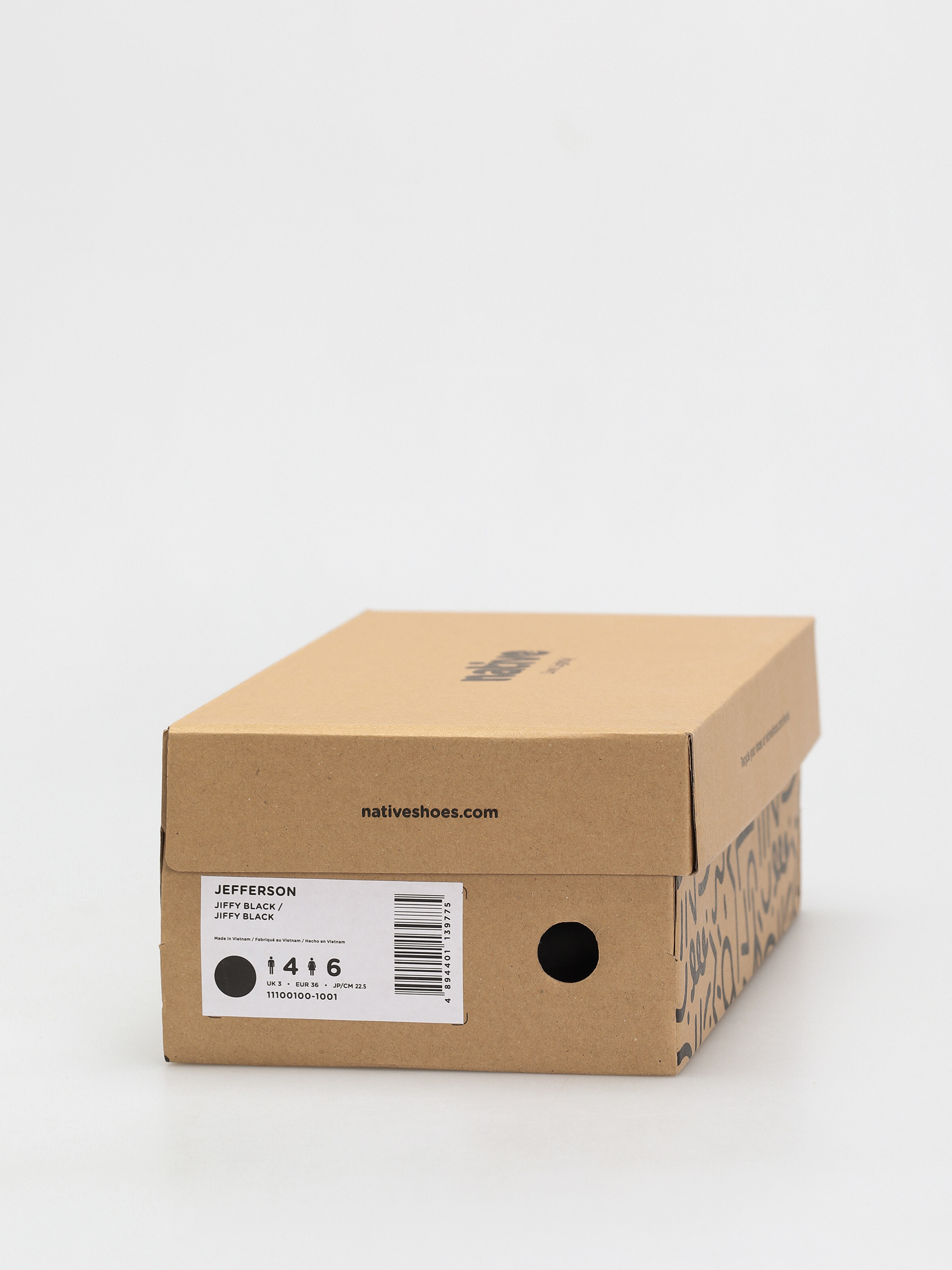 Native Jefferson Shoes (jiffy black/jiffy black)