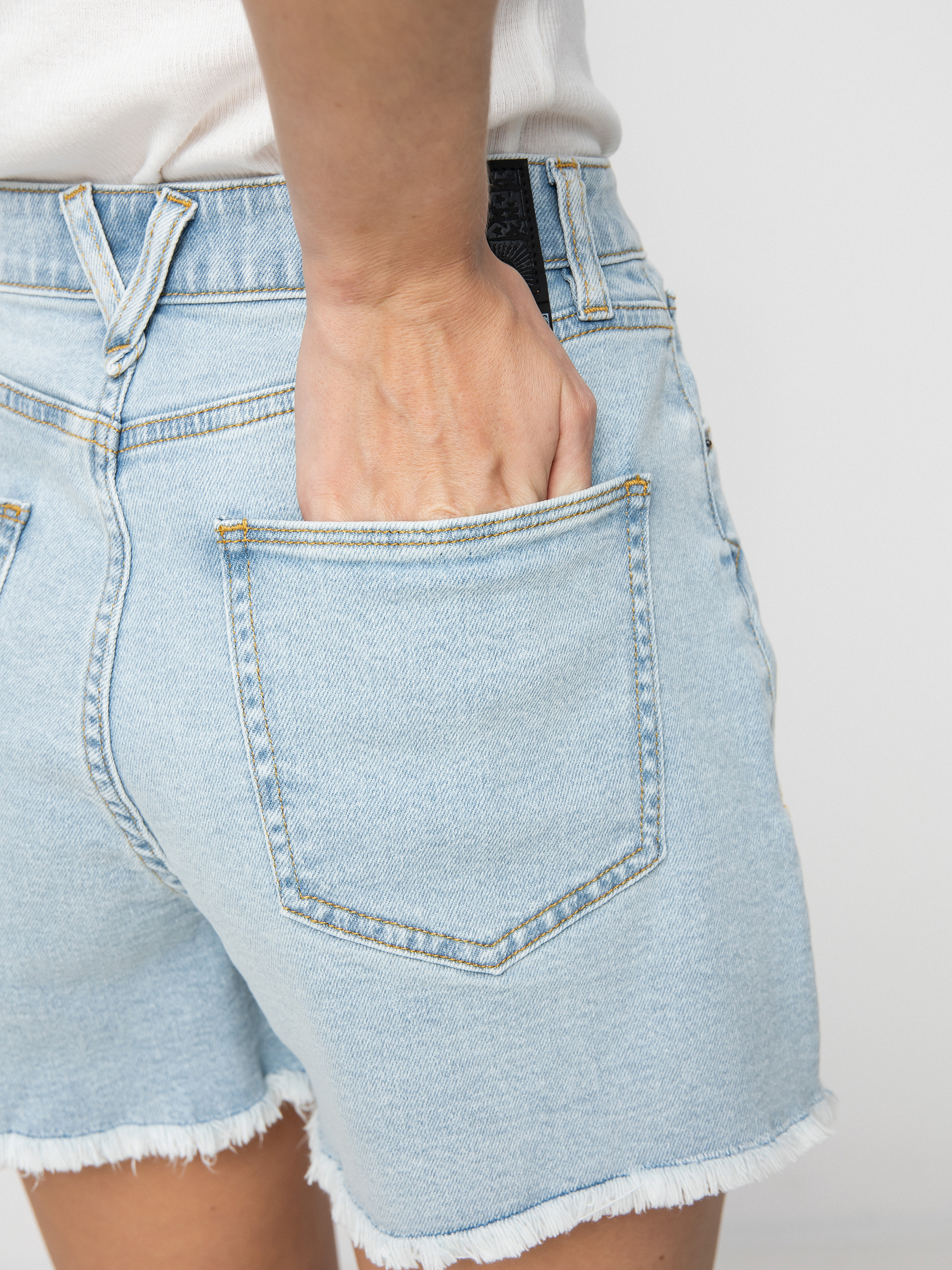 Volcom Stn Step Hirise Shorts Wmn (thrifter blue light)