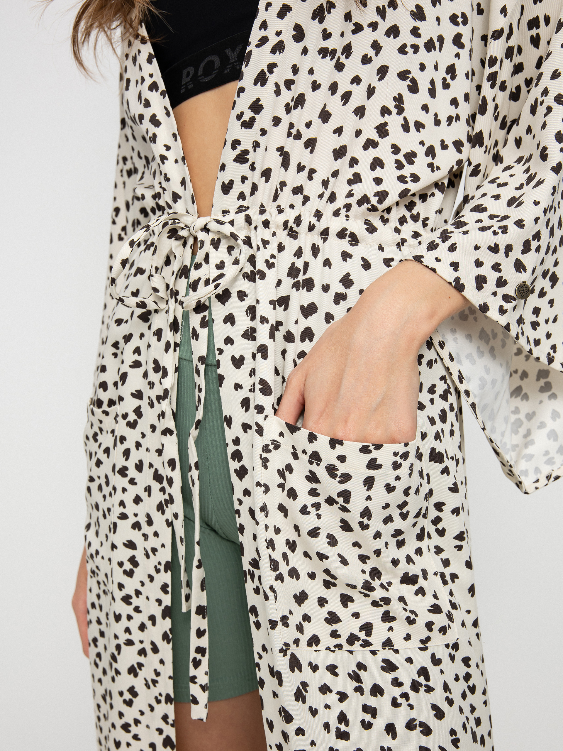 Femi Stories Kimono Colar Sweatshirt Wmn (gnt leo)