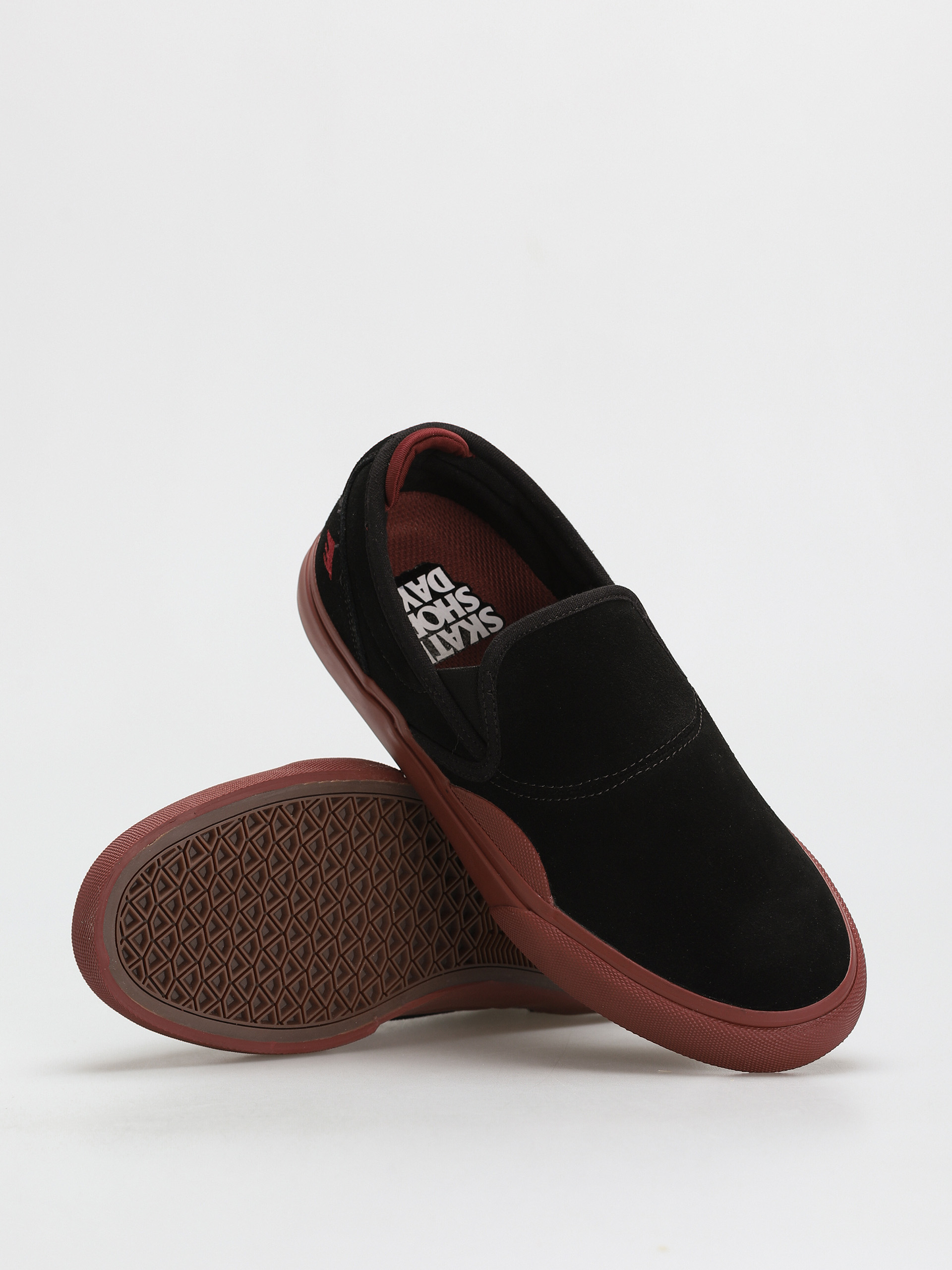Emerica Wino G6 Slip-On Schuhe (black/red/gum)