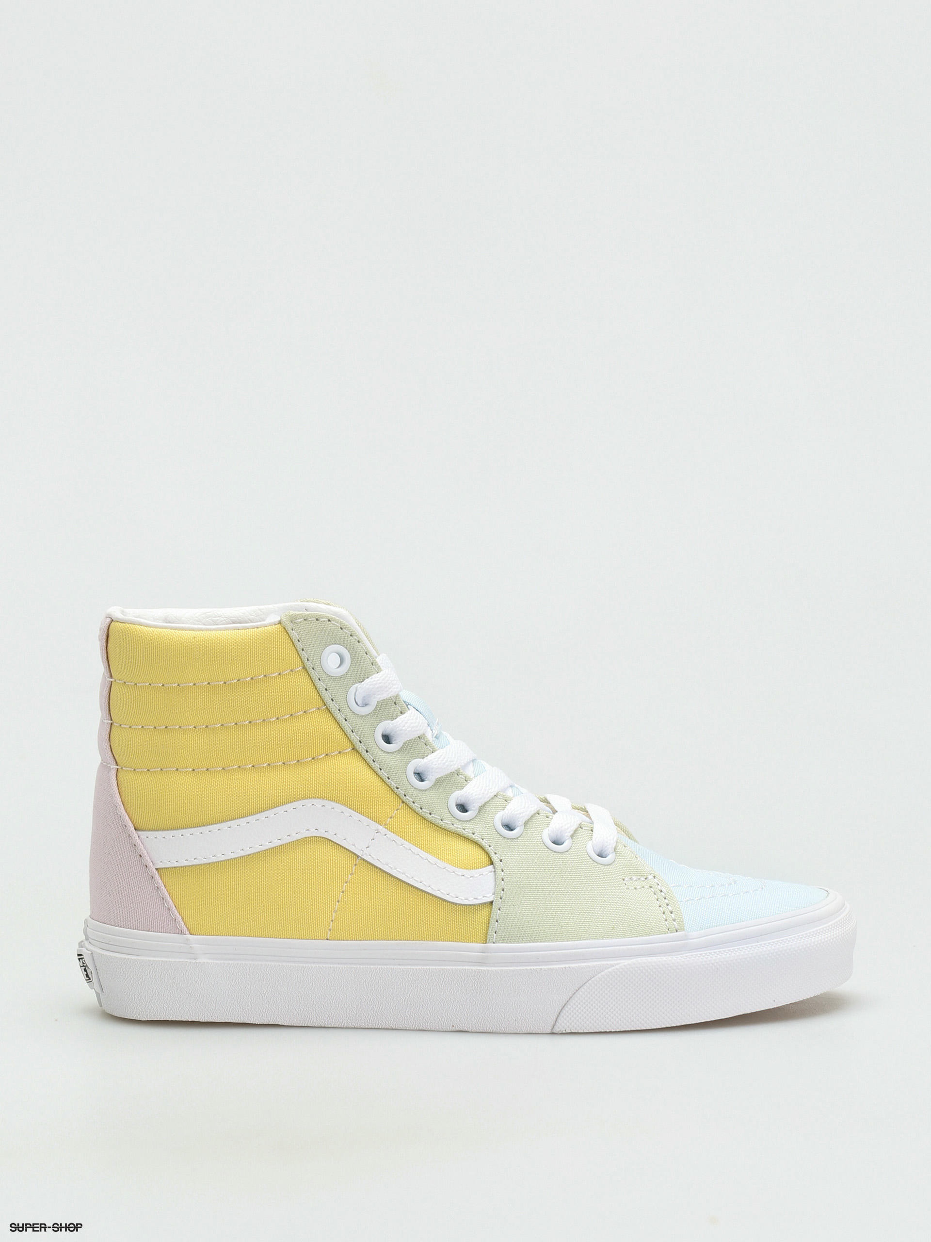 vans sk8 hi womens yellow