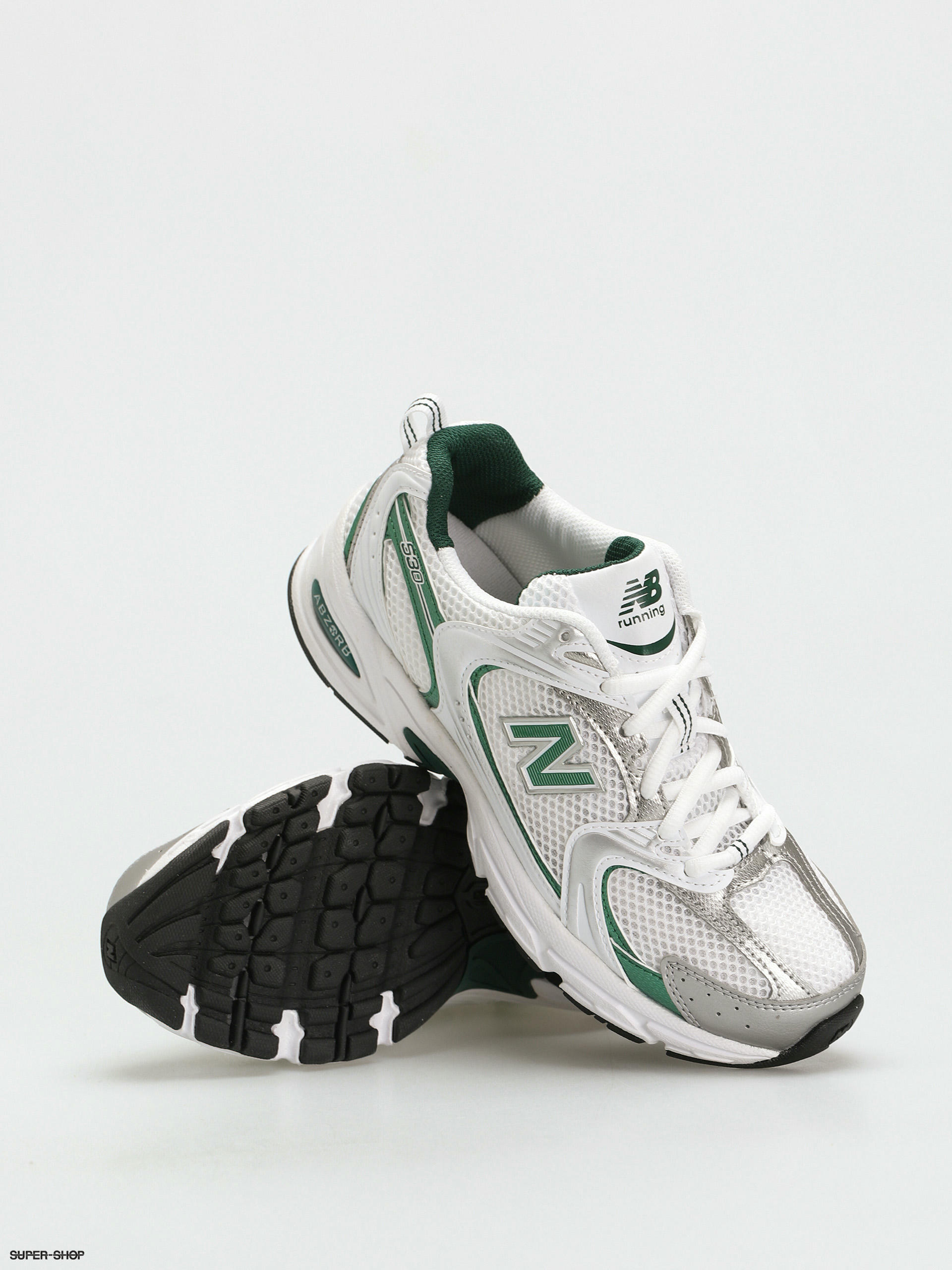 new balance 530 white green