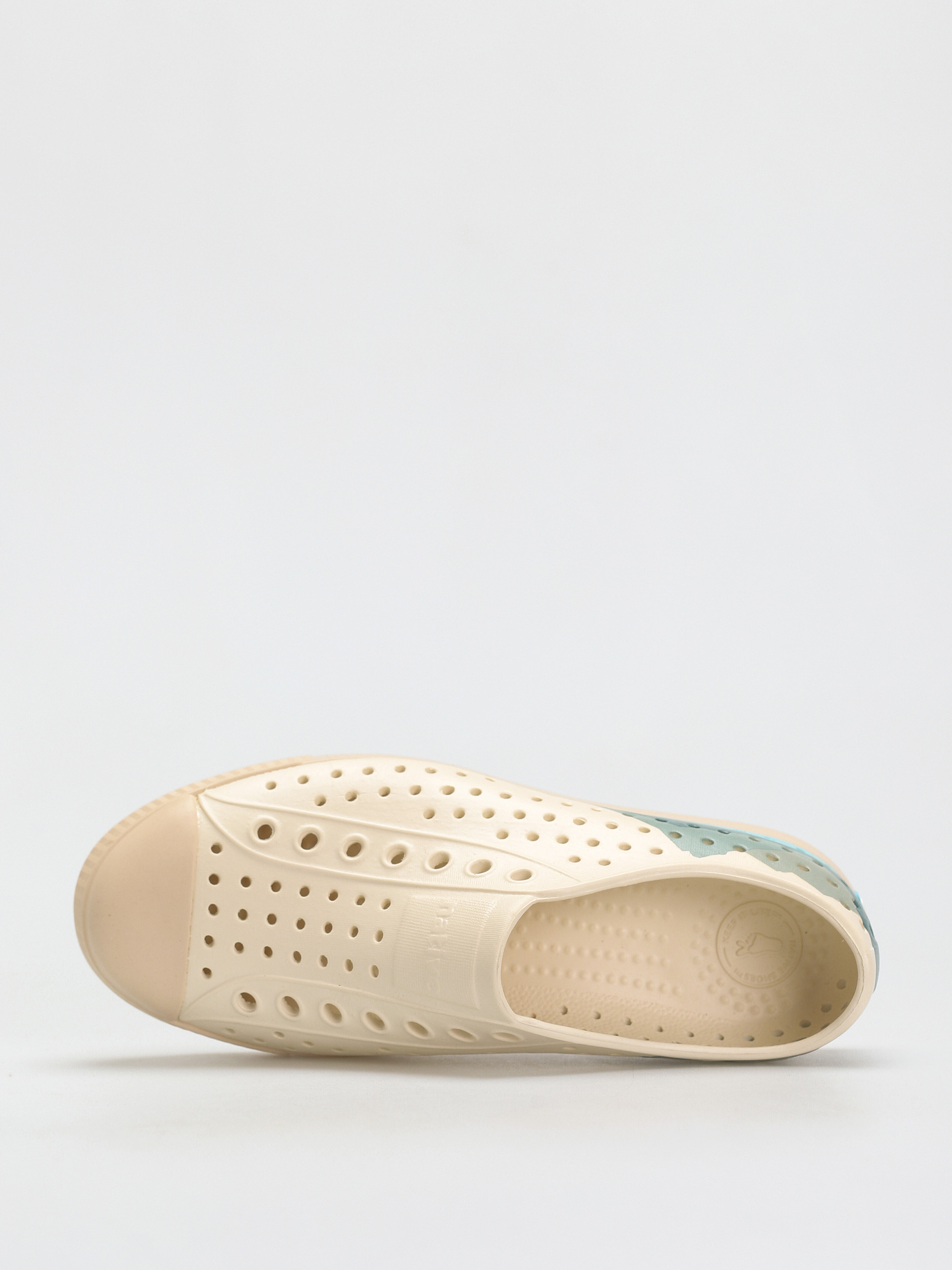Native Jefferson Block Shoes (bone white/soy beige/folio mountain block)