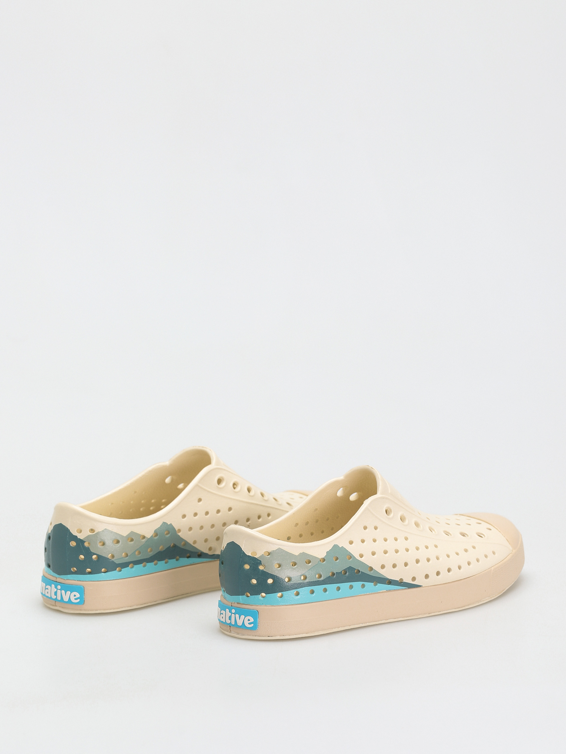 Native Jefferson Block Shoes (bone white/soy beige/folio mountain block)