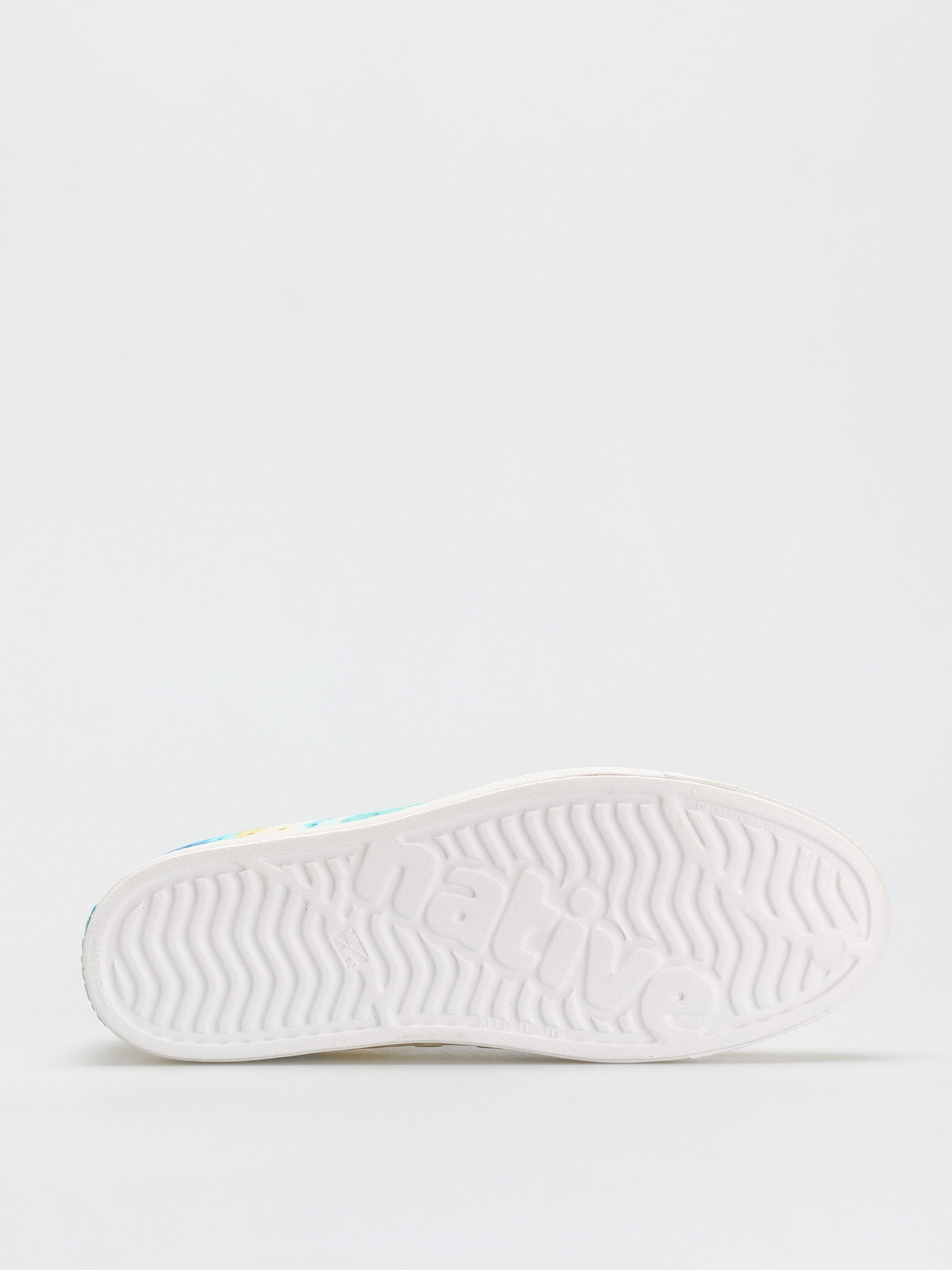 Native Jefferson Print Shoes (shell white/shell white/orange tie dye)