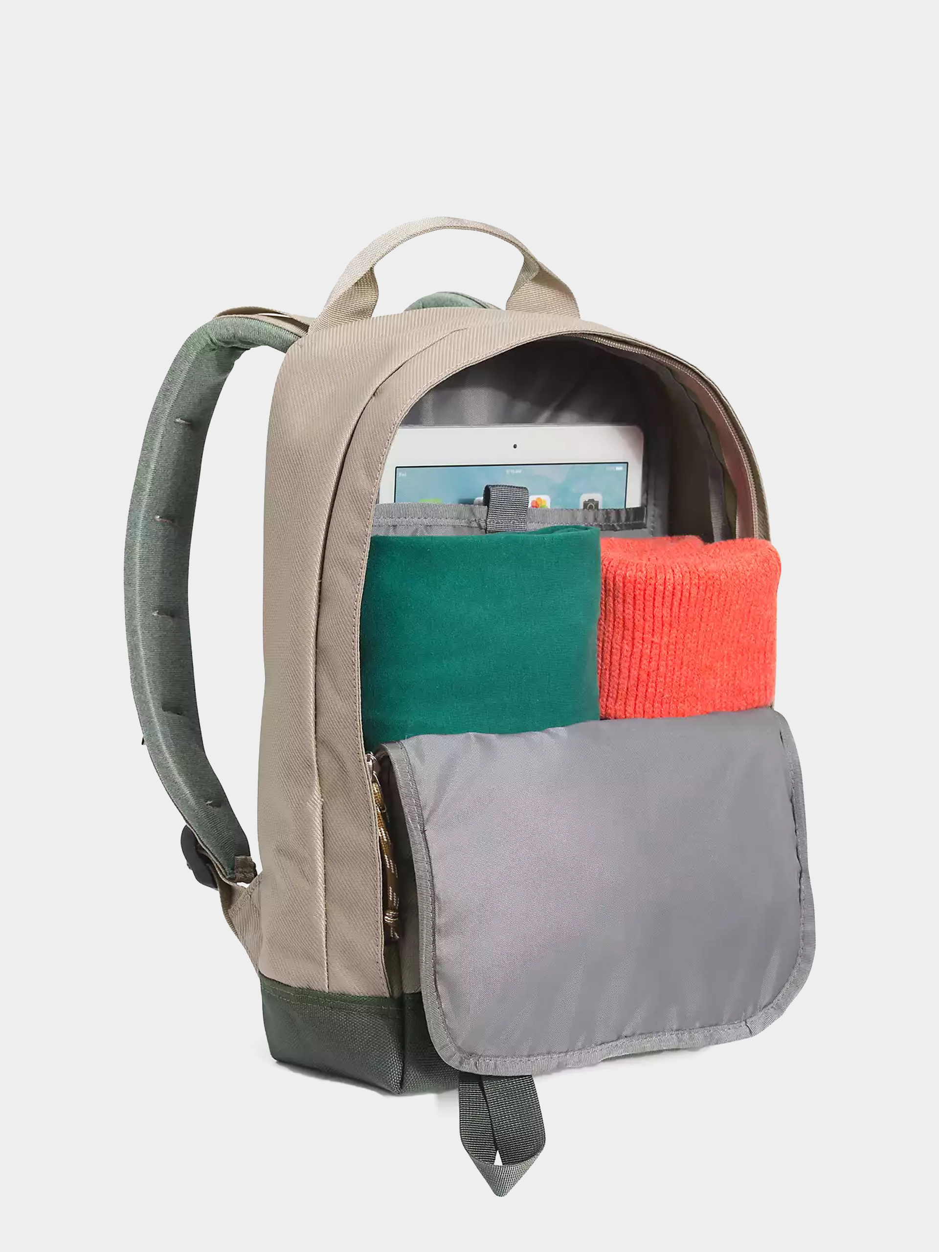 The North Face Tote Pack Backpack (flax/thyme/utility brown)