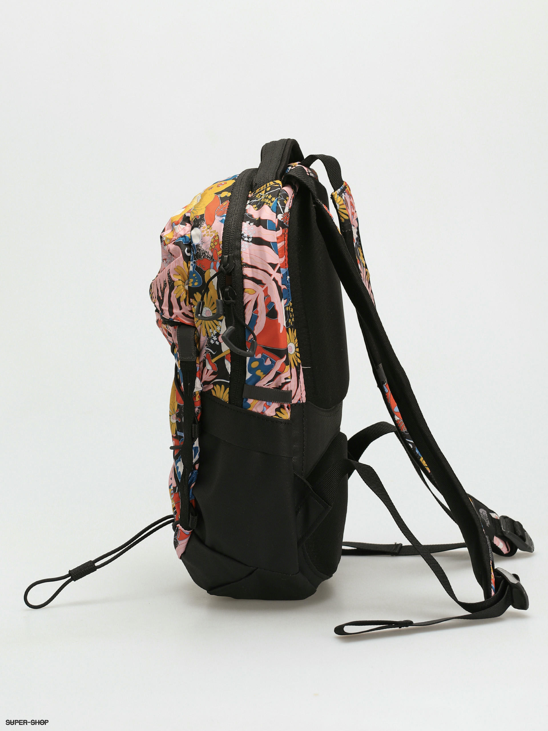 North face store backpack floral