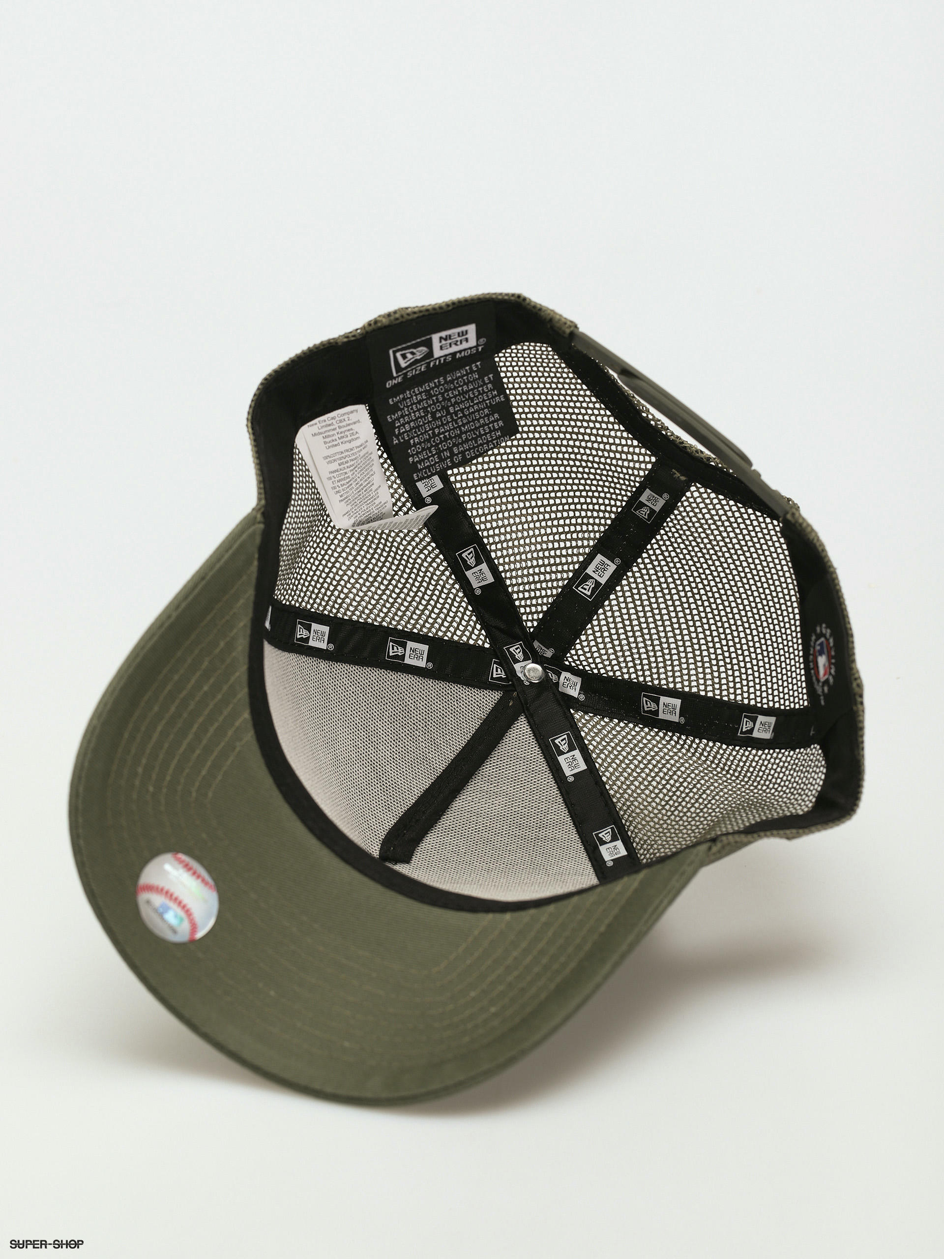 New Era Tonal Mesh Trucker New York Yankees Cap (khaki)