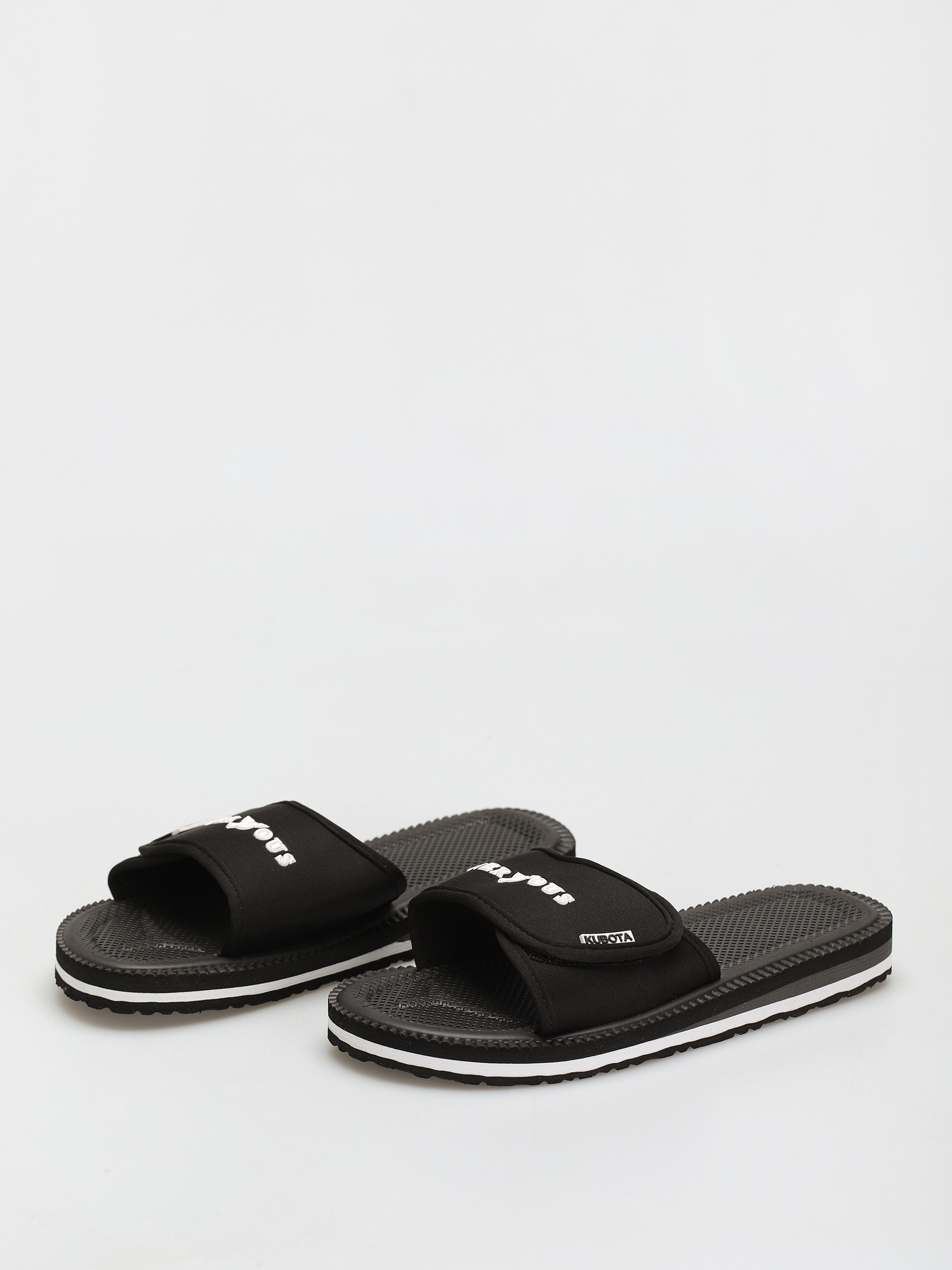 Nervous X Kubota Collab Flip-flops (black)