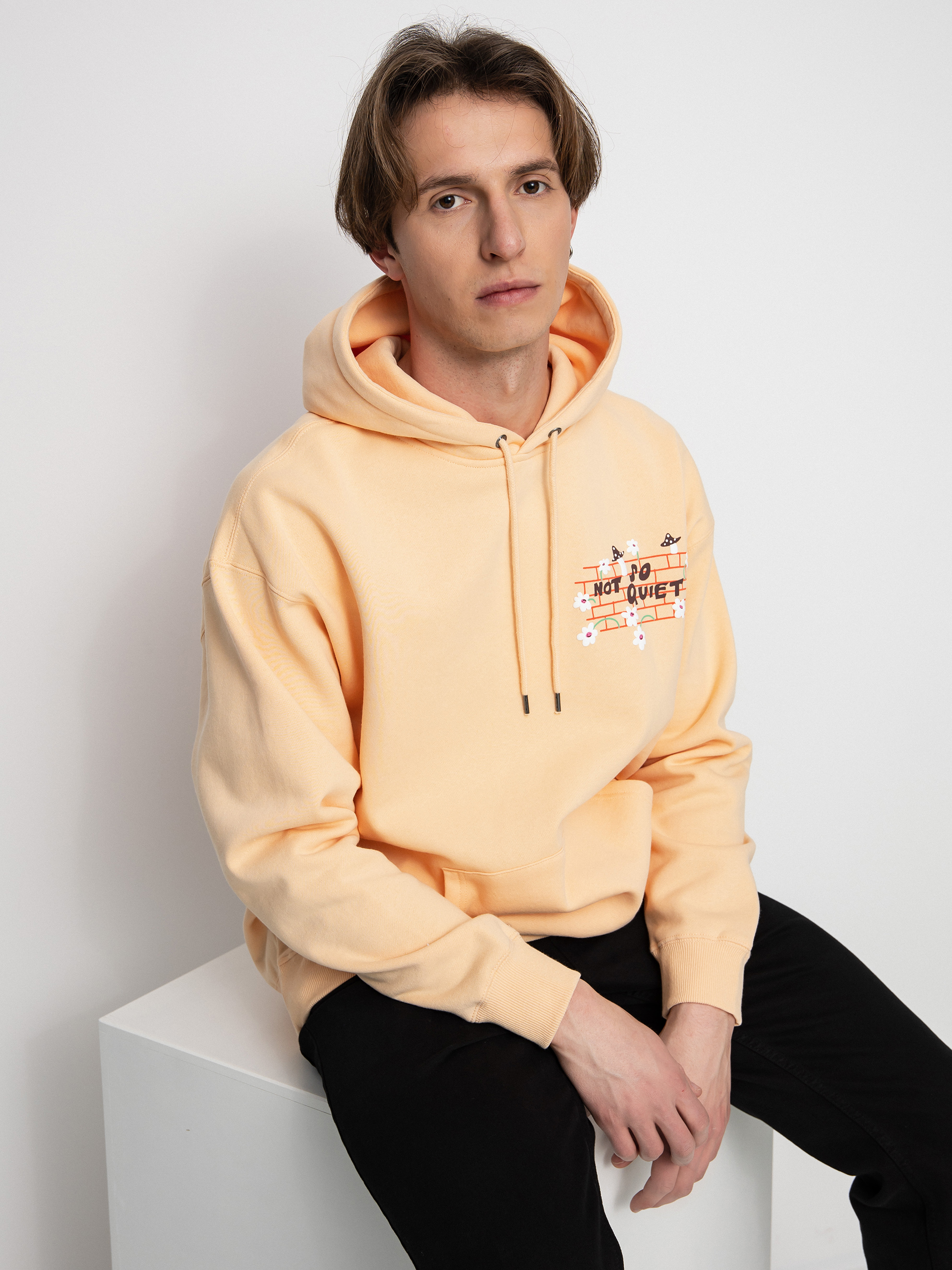 blush champion hoodie