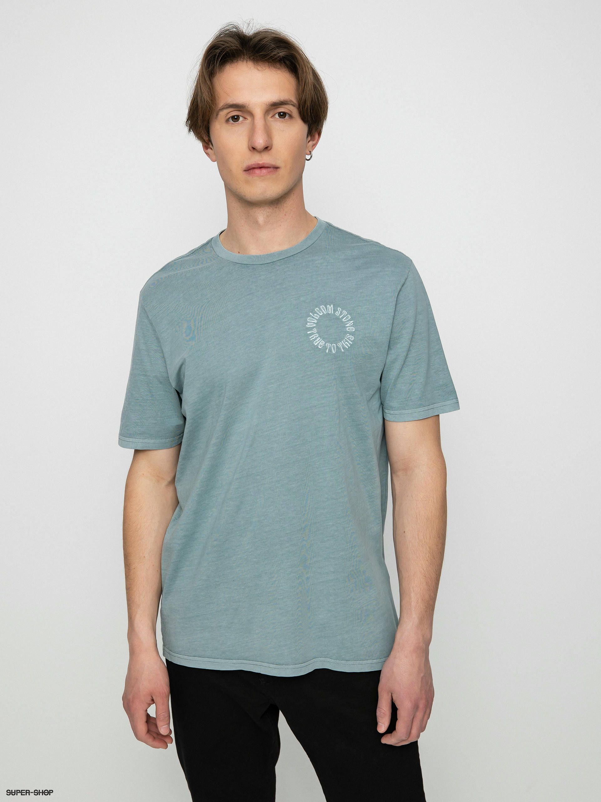 vans circle acid t shirt green