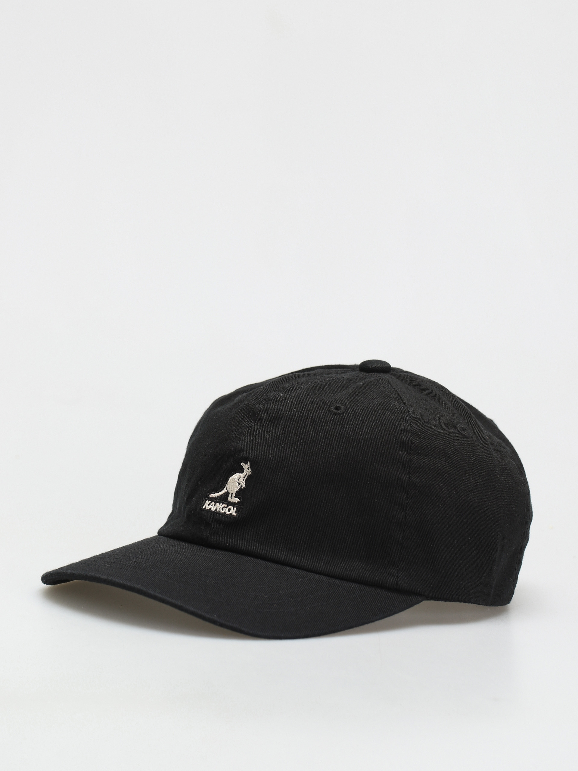Kangol Washed Baseball Cap (black)