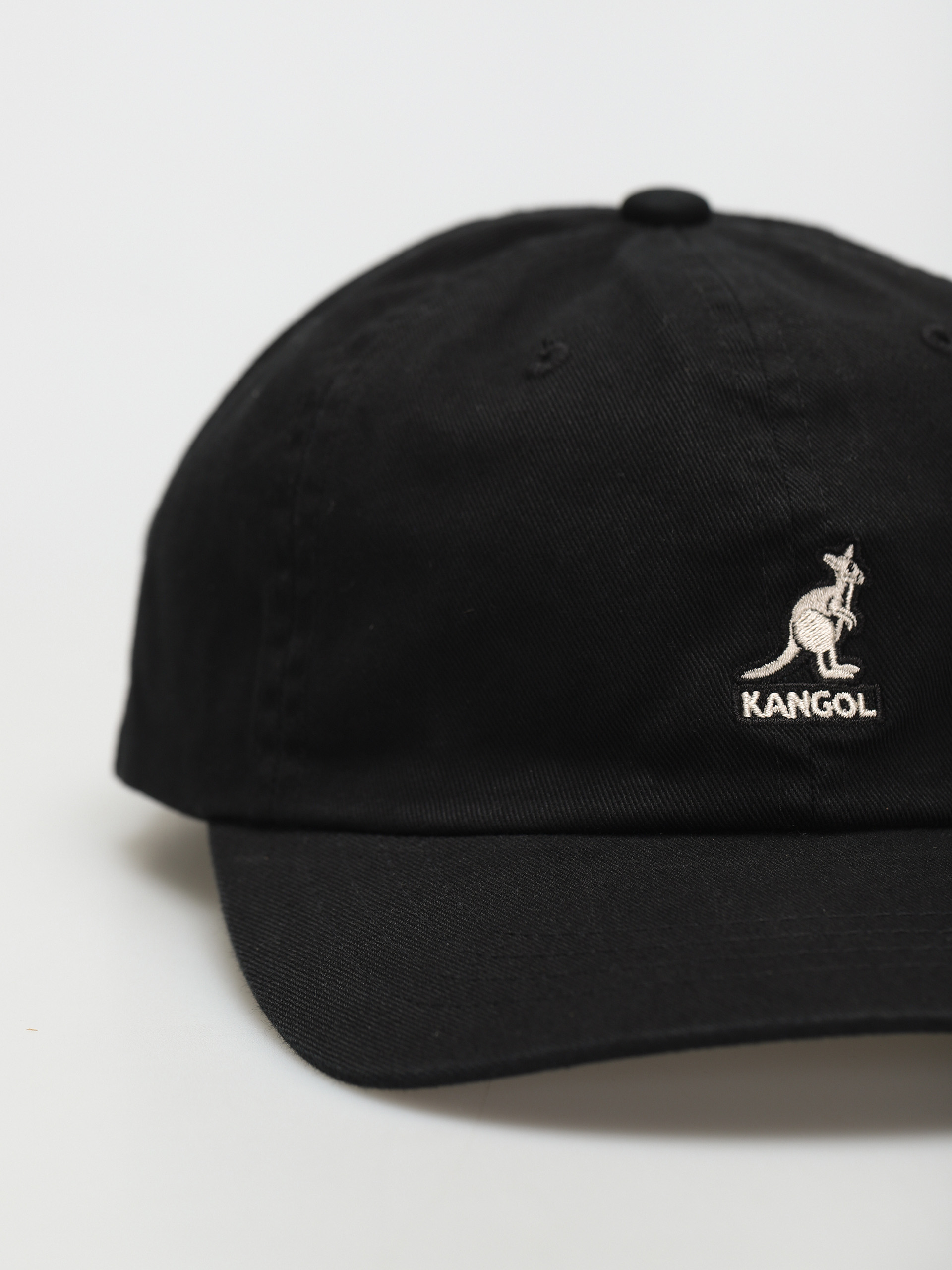 Kangol Washed Baseball Cap (black)