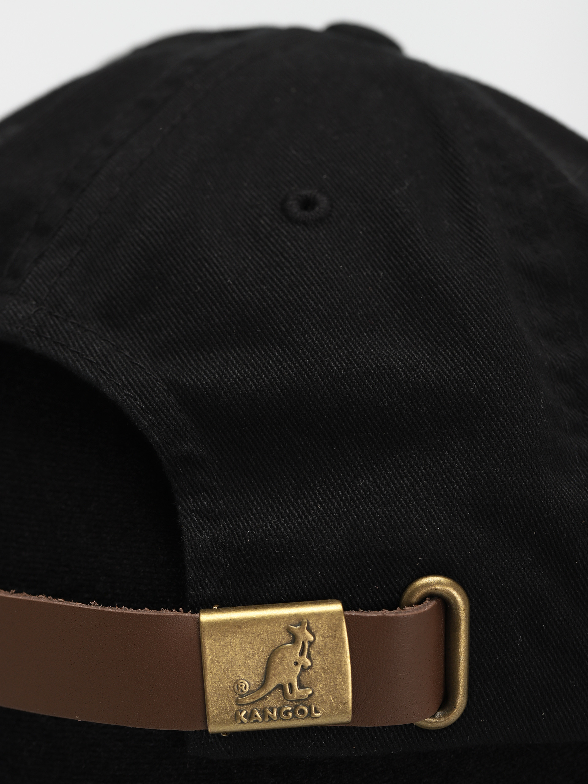 Kangol Washed Baseball Cap (black)