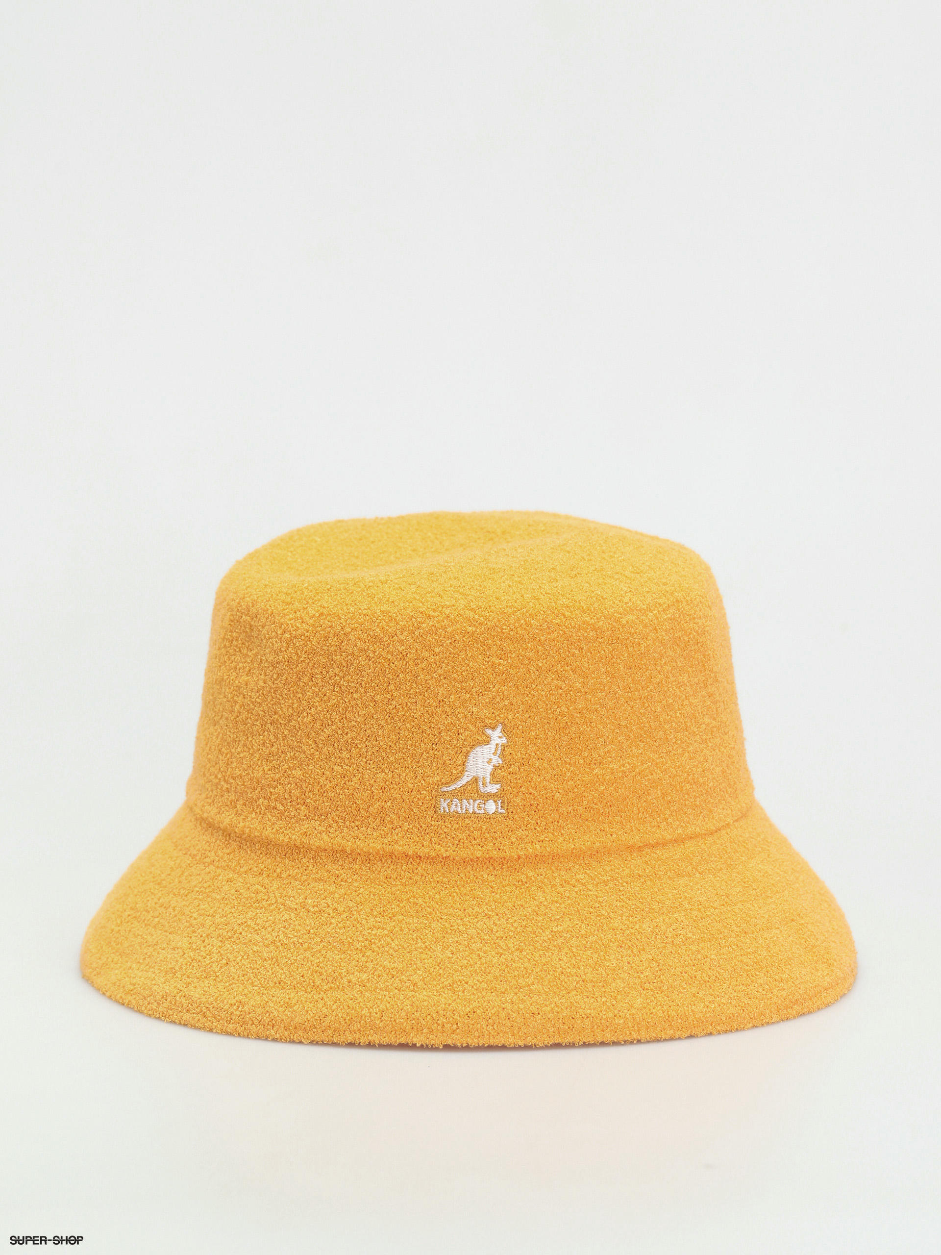 kangol yellow bucket hat